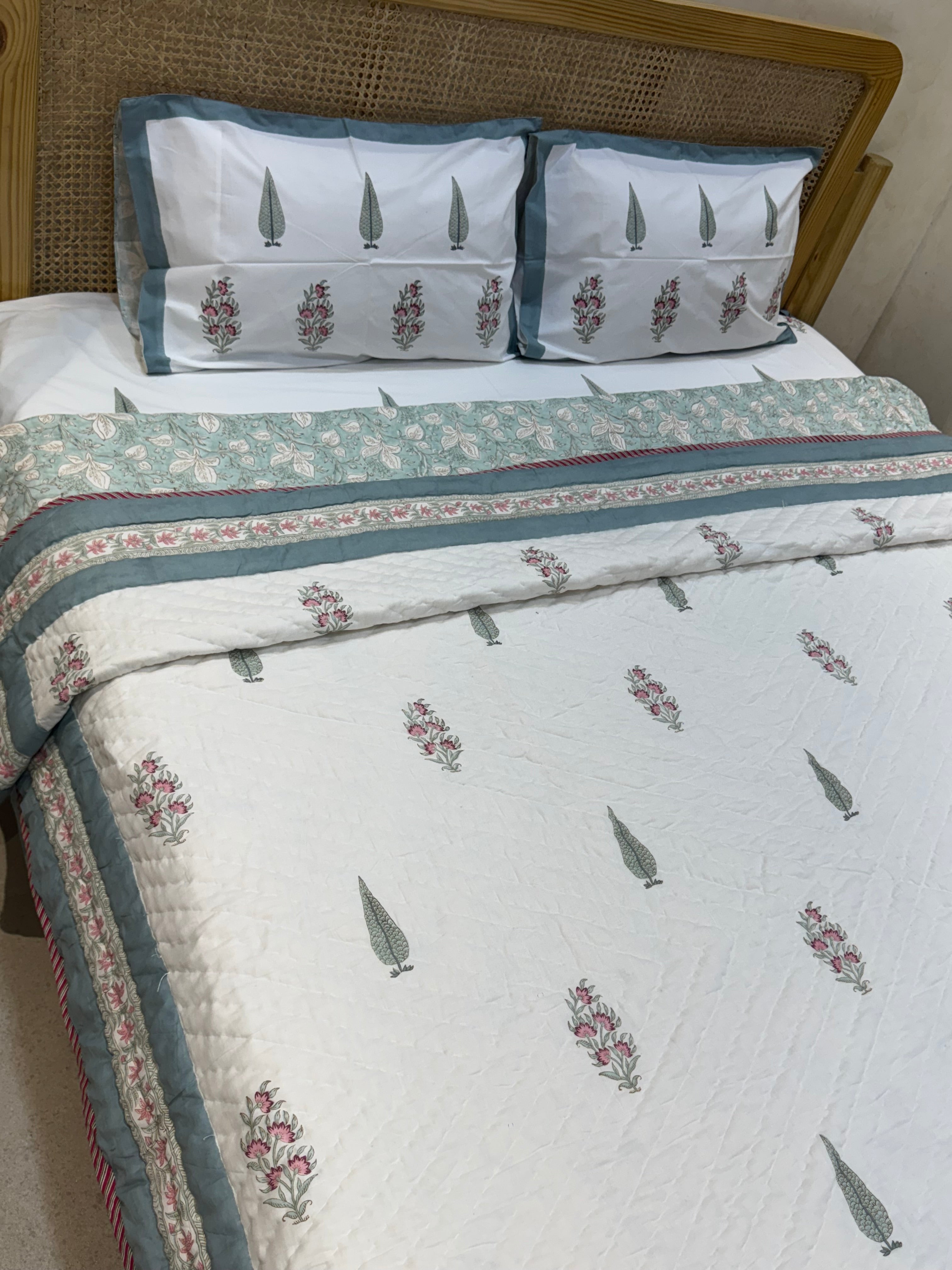 OLIVER HANDBLOCK PRINTED BEDDING