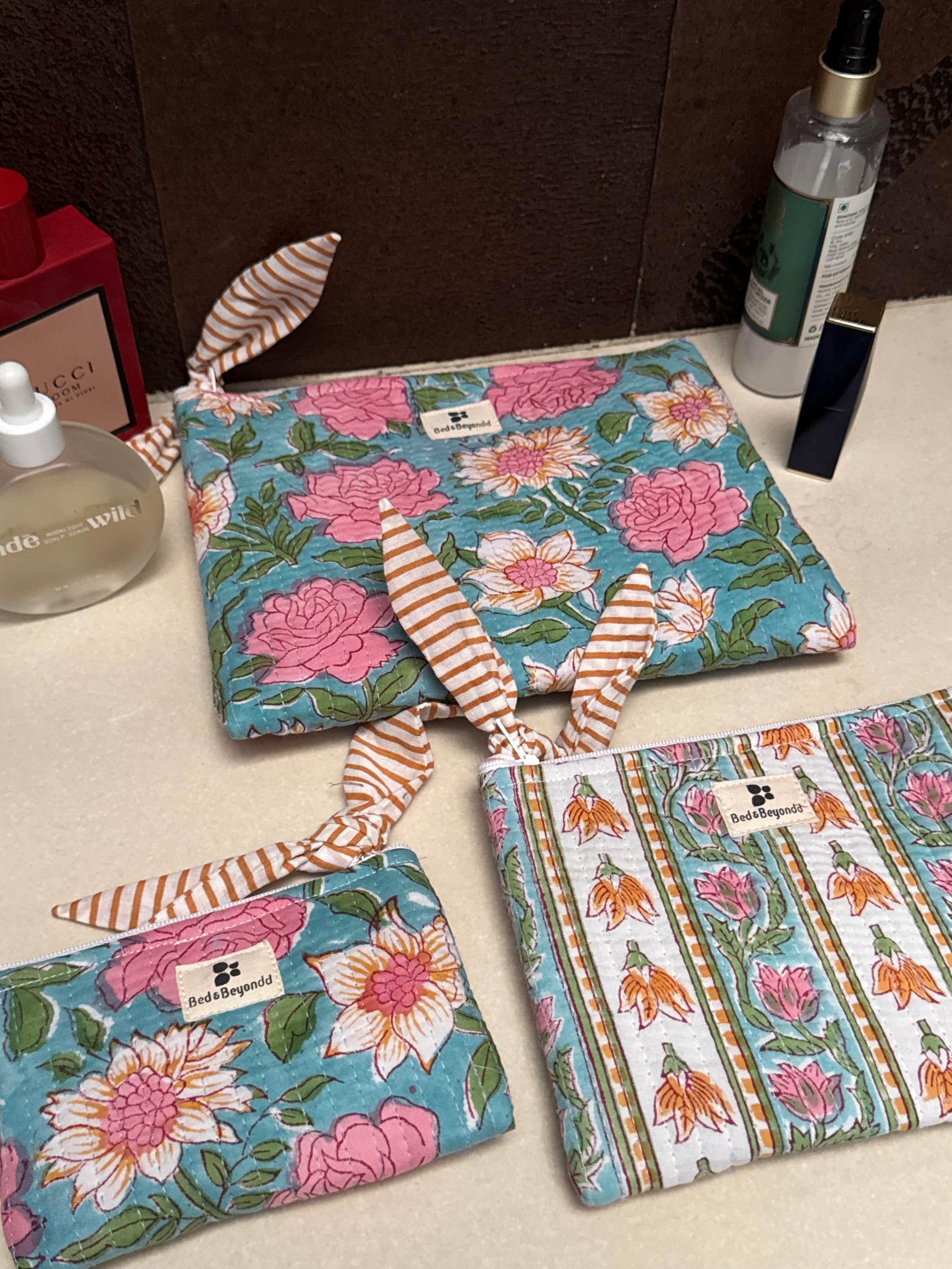 FLAT POUCH - SET OF THREE