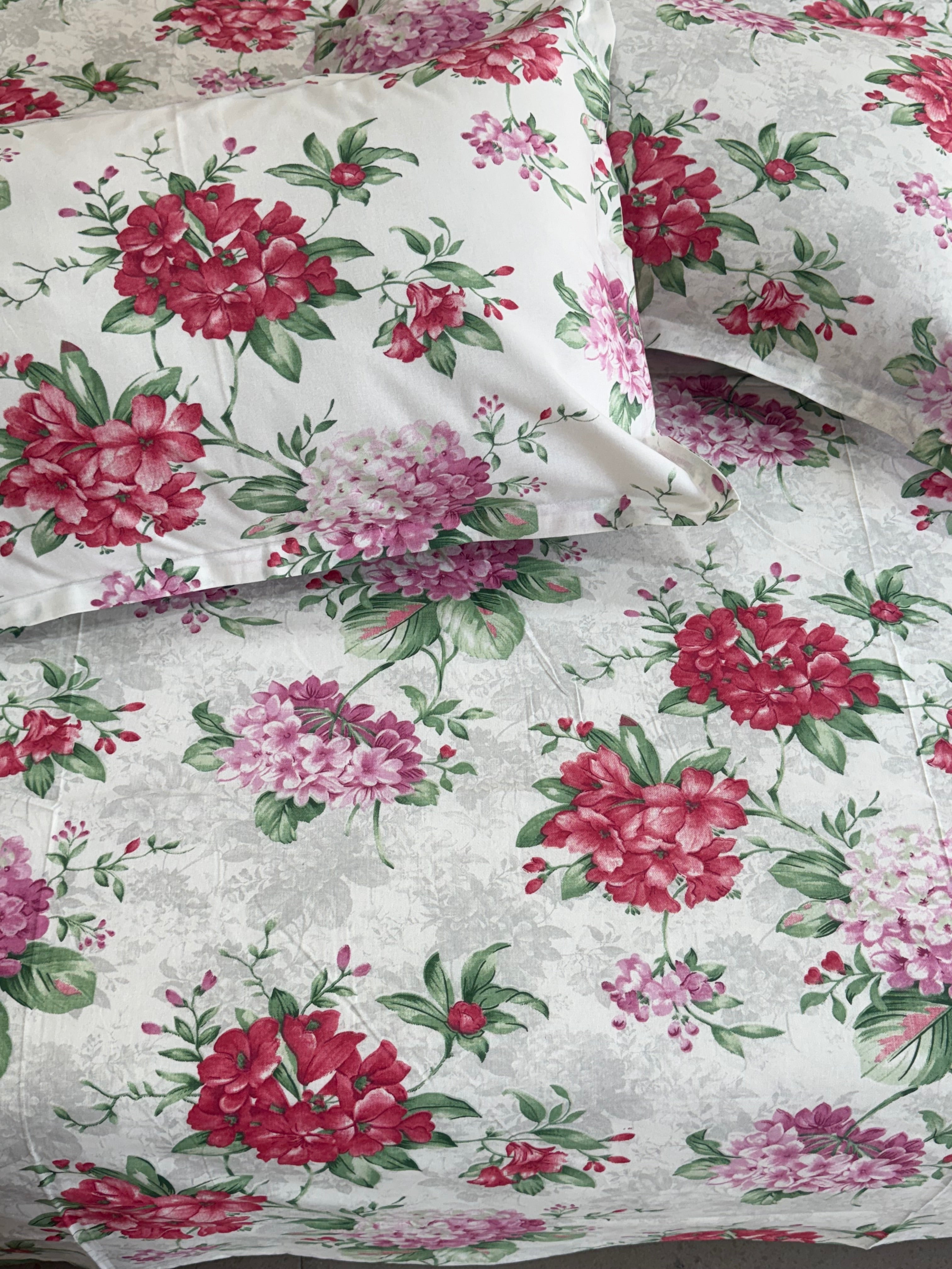 RANGMAHAL PURE COTTON BEDSHEET WITH TWO PILLOW CASES