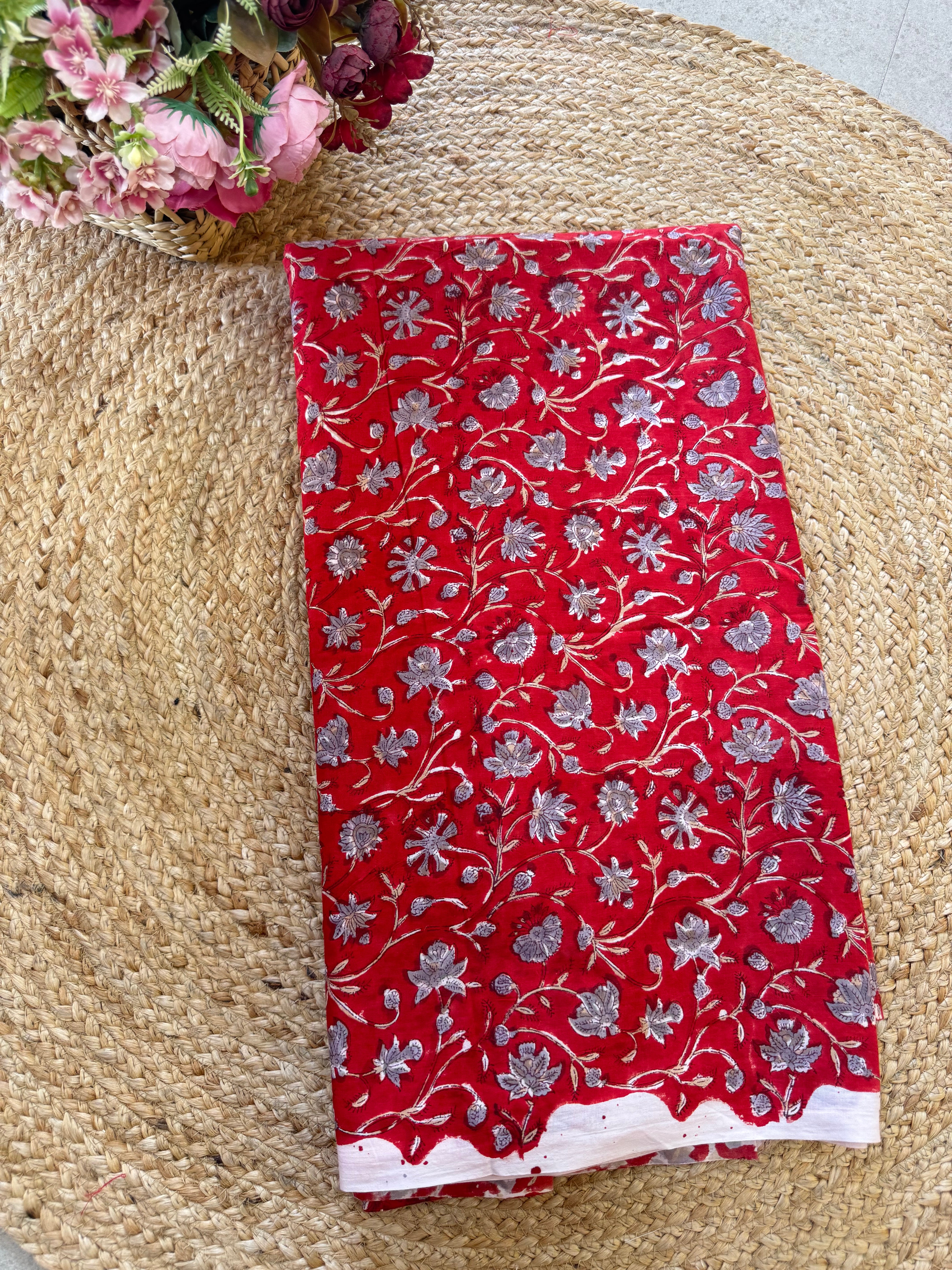HAND BLOCK PRINTED COTTON FABRIC