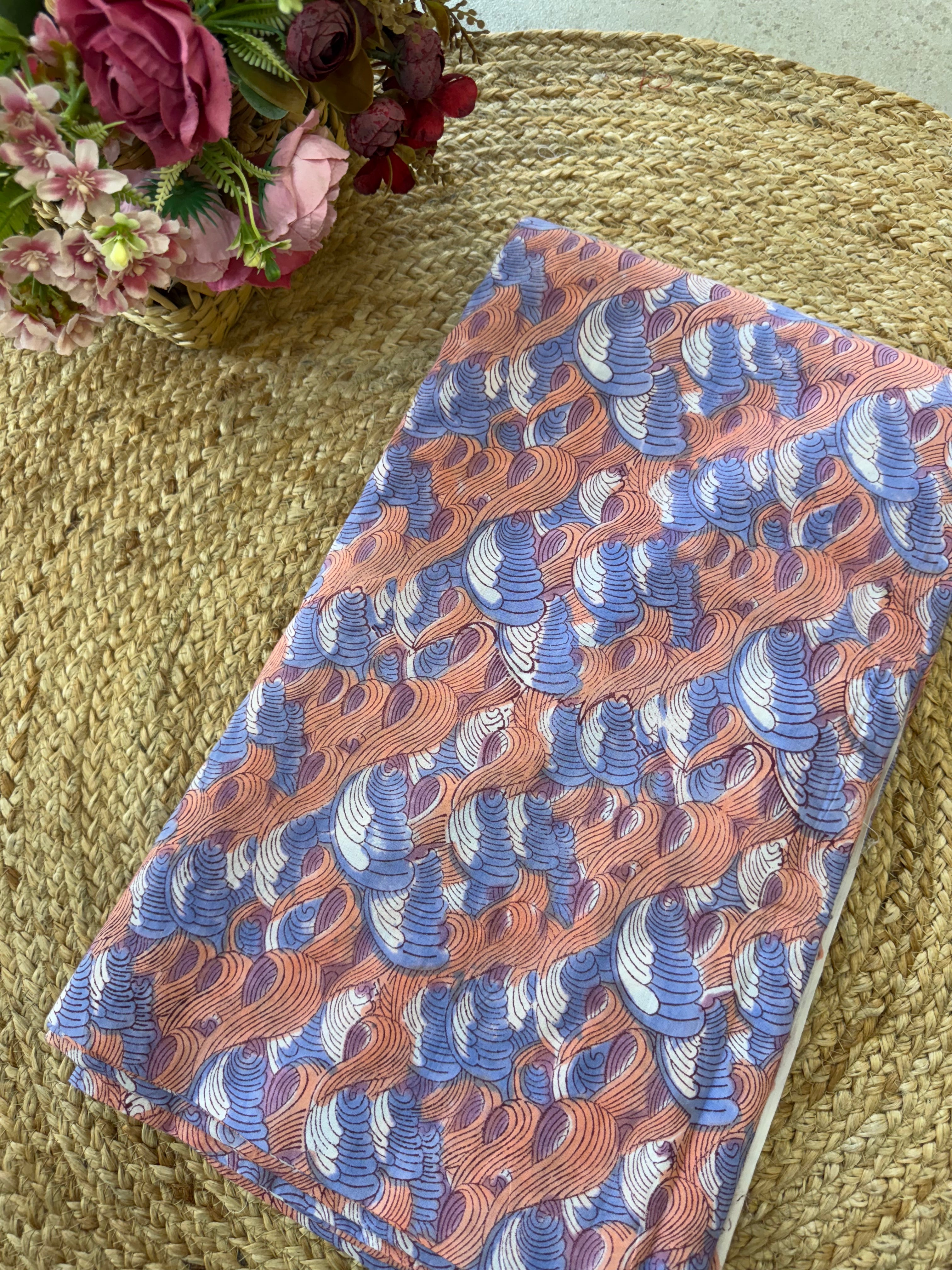 HAND BLOCK PRINTED COTTON FABRIC