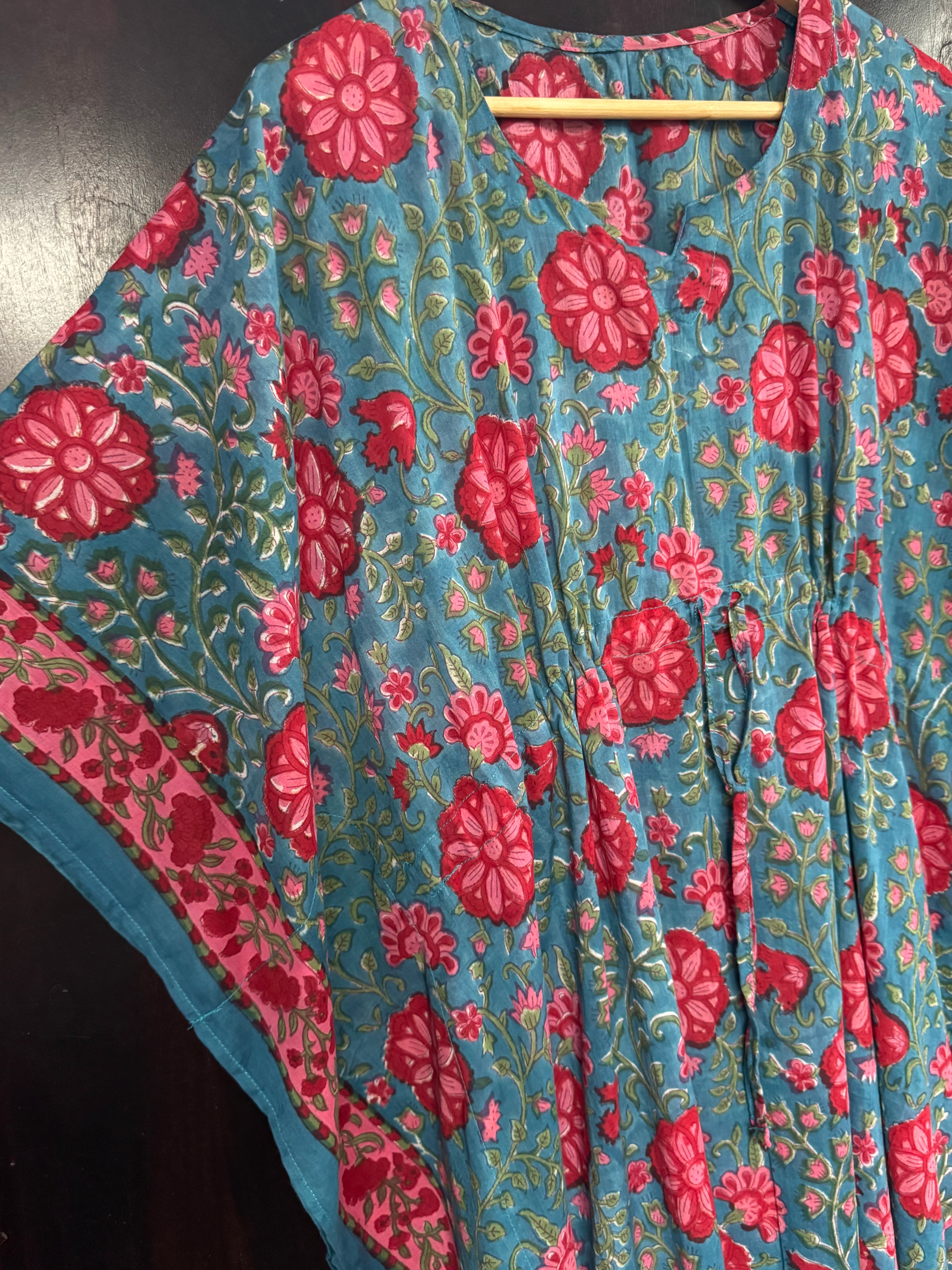 HANDBLOCK PRINTED LONG KAFTAN