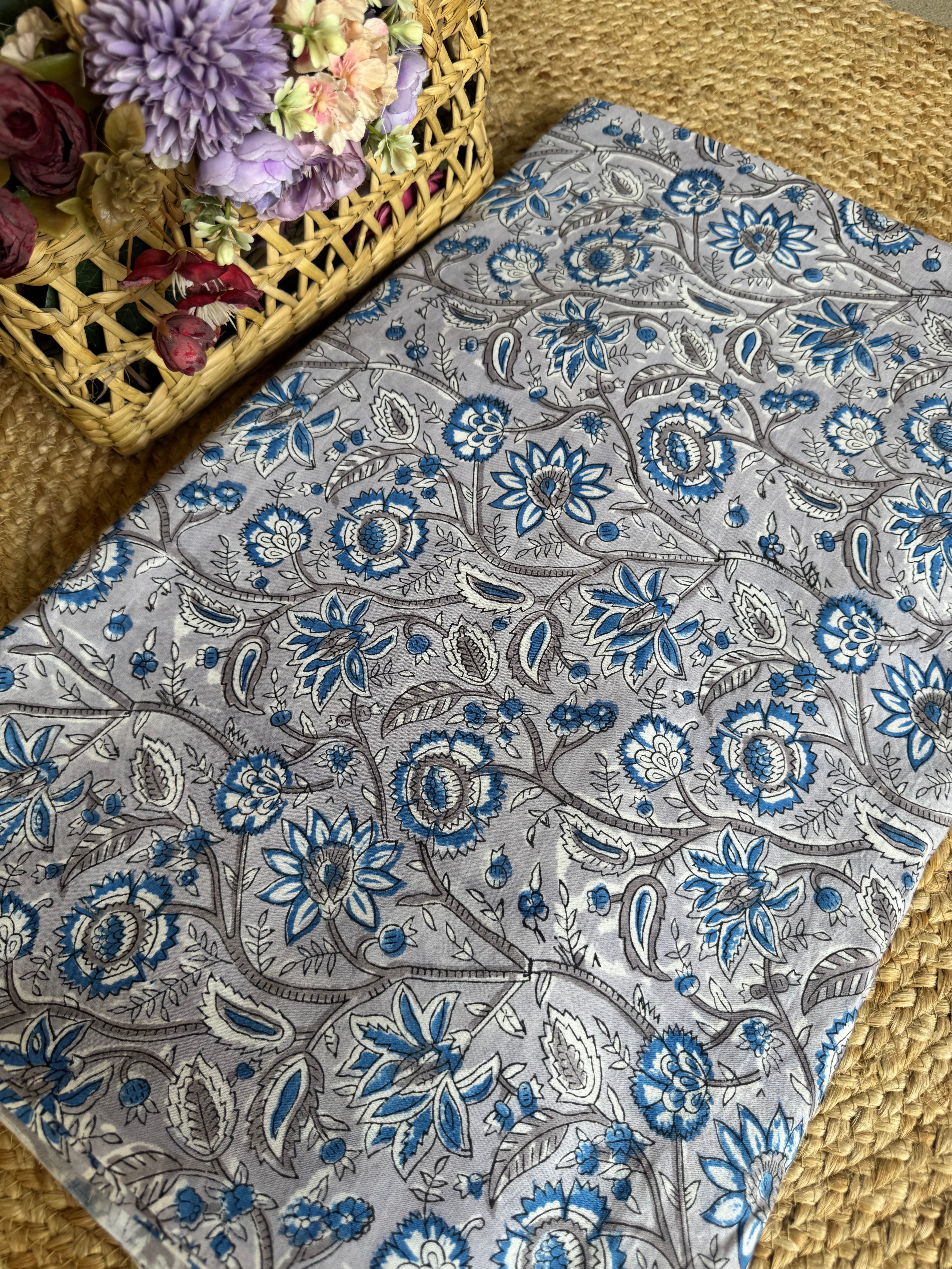 HAND BLOCK PRINTED COTTON FABRIC