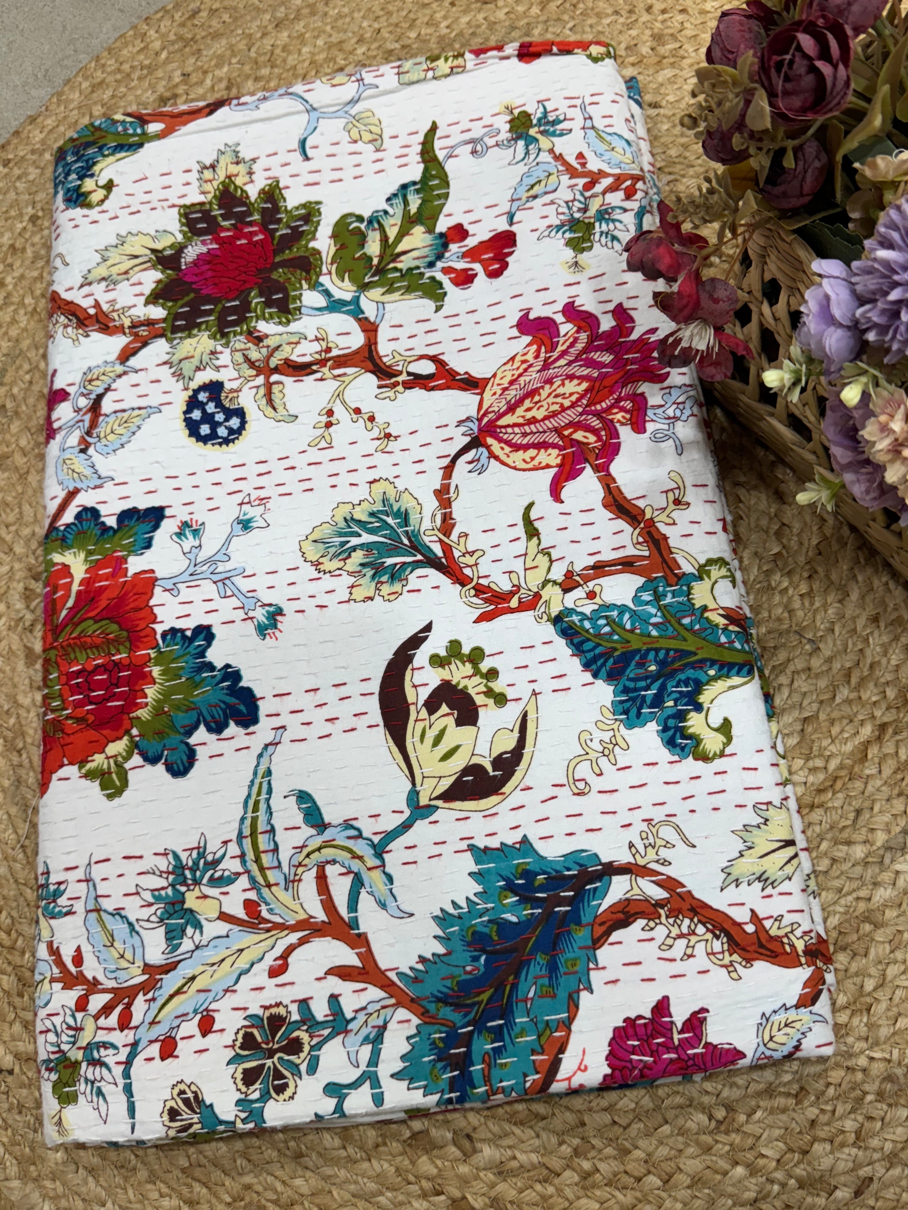 Kantha Bedcover