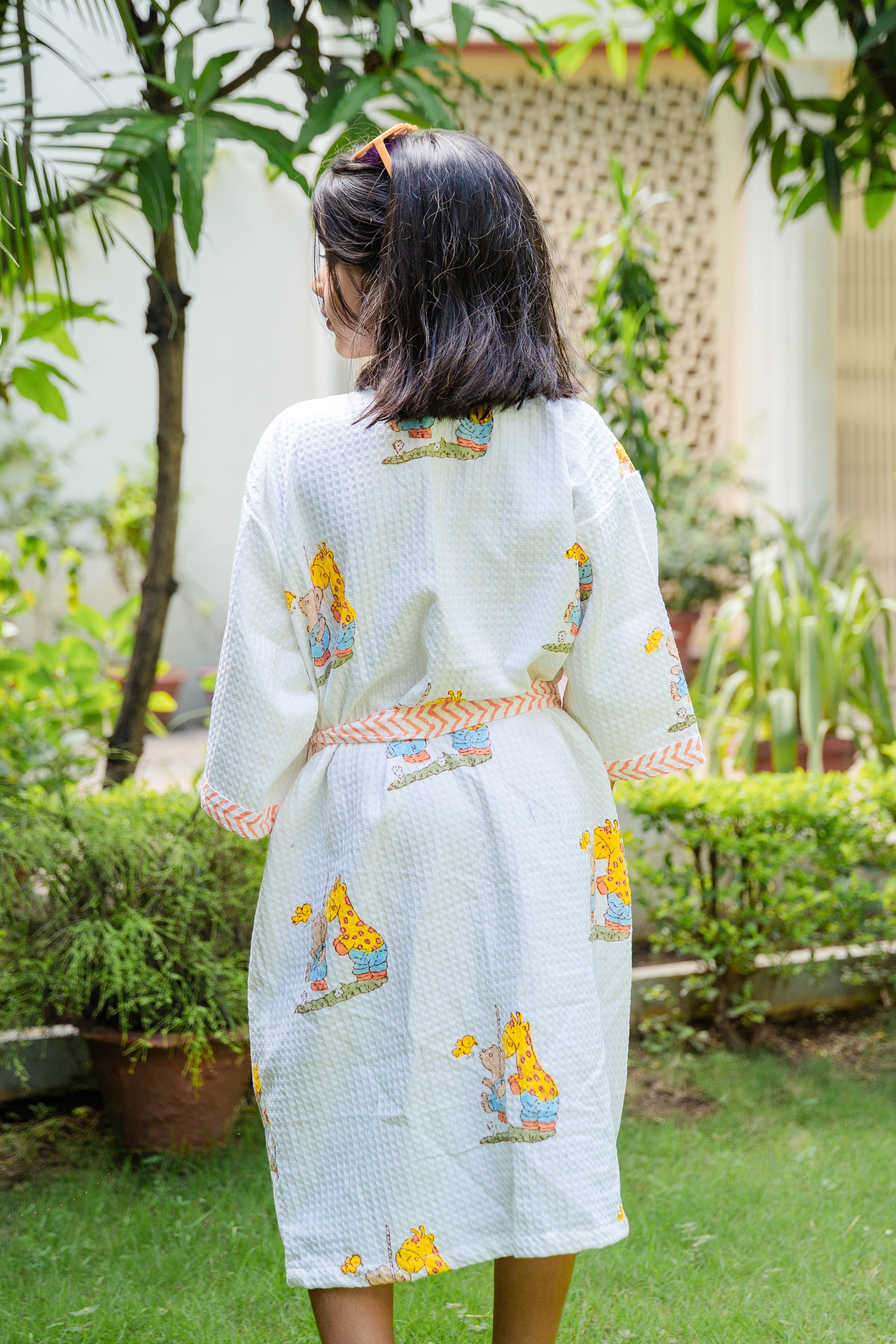 BLOCK PRINTED KIDS BATHROBES