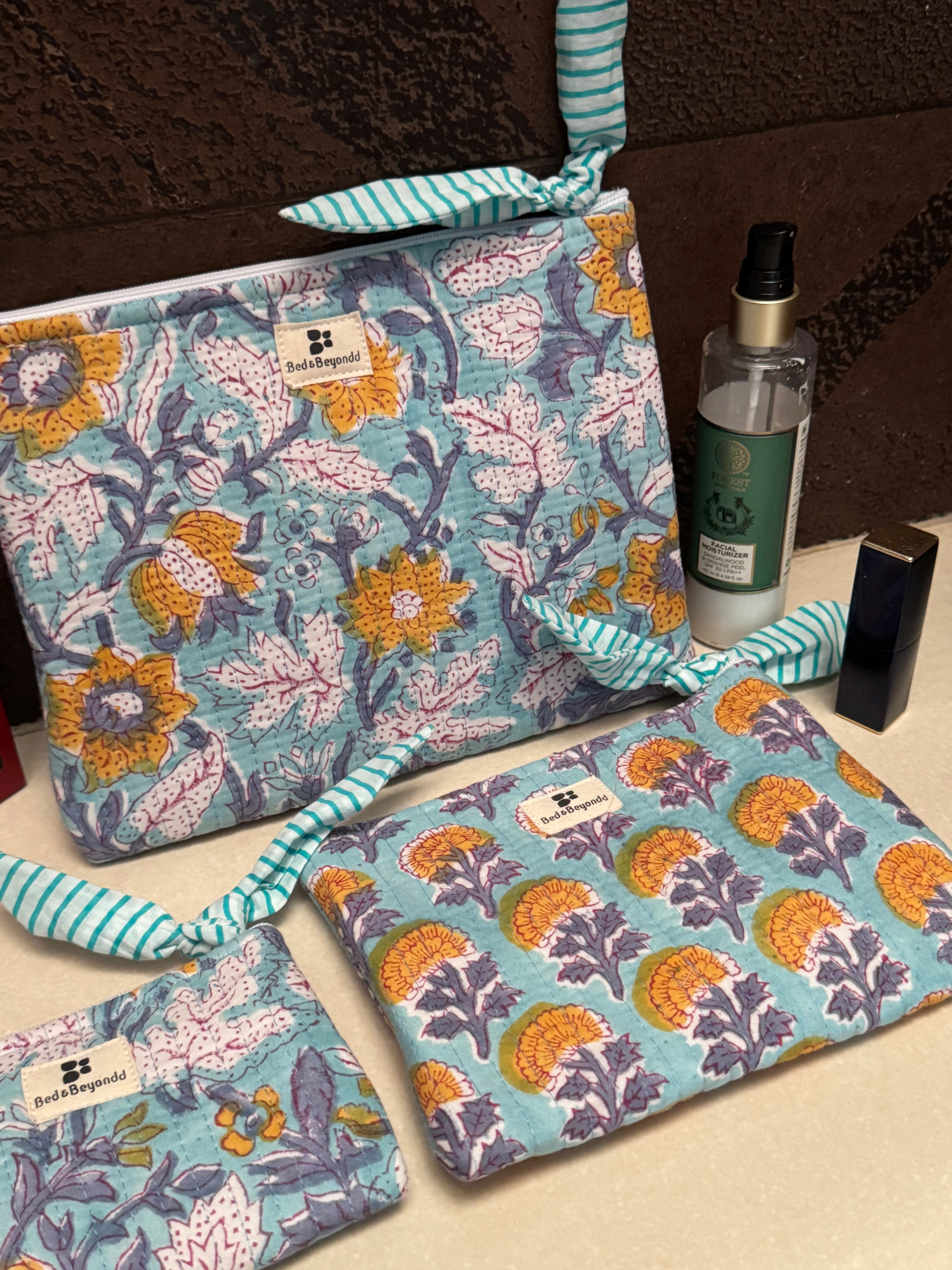 FLAT POUCH - SET OF THREE