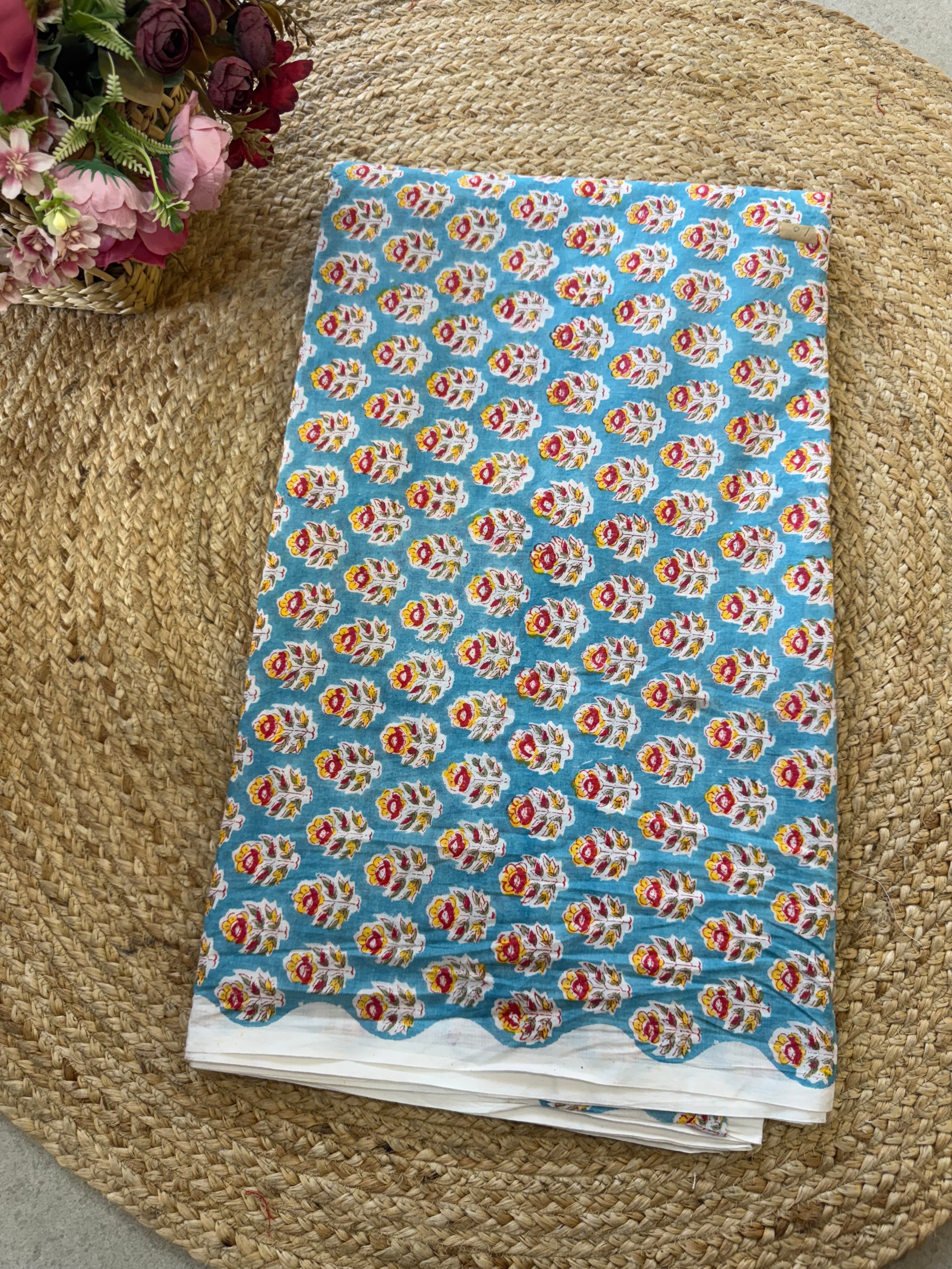 HAND BLOCK PRINTED COTTON FABRIC