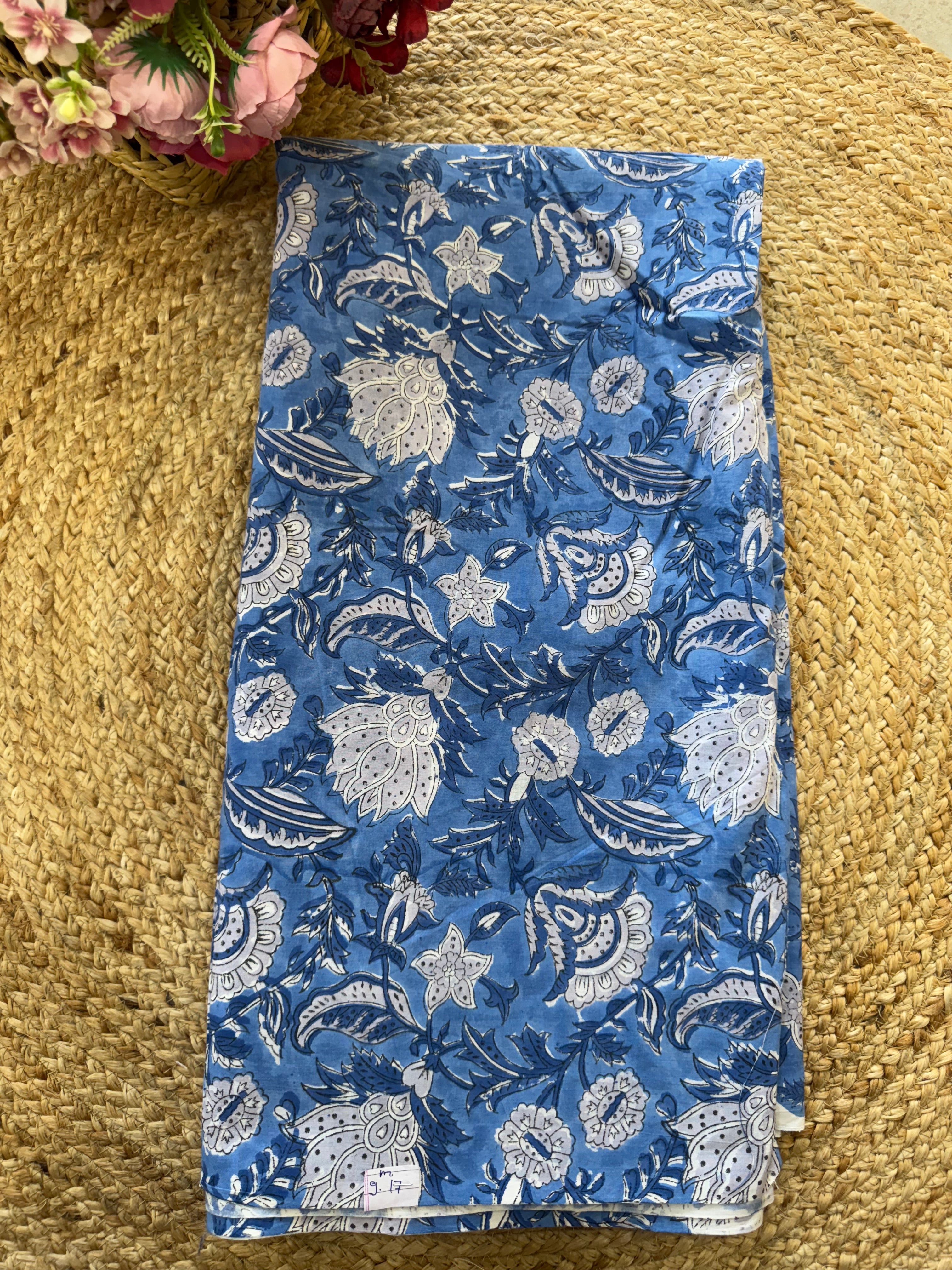 HAND BLOCK PRINTED COTTON FABRIC