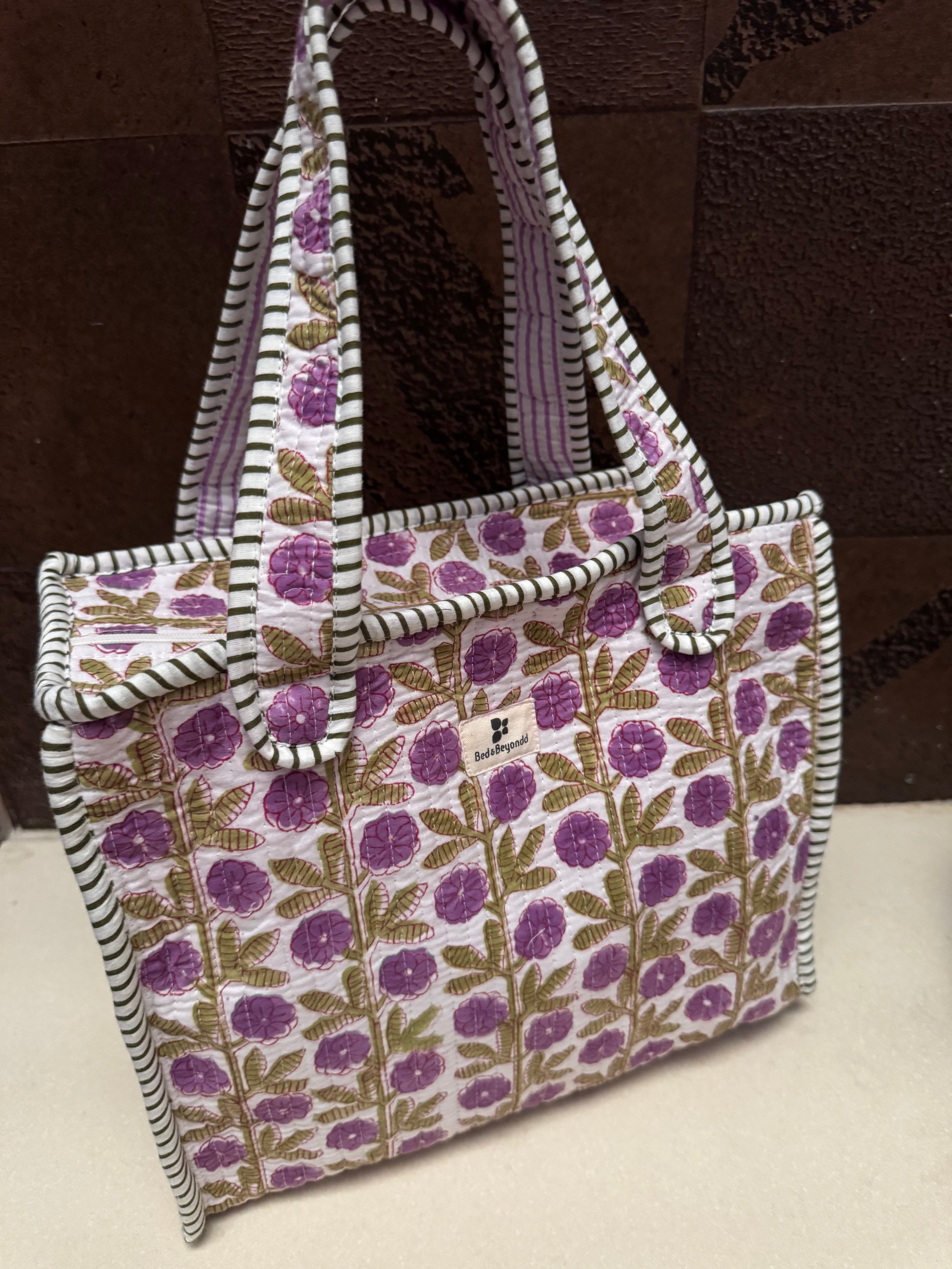 MINI TOTE BAG WITH ZIP