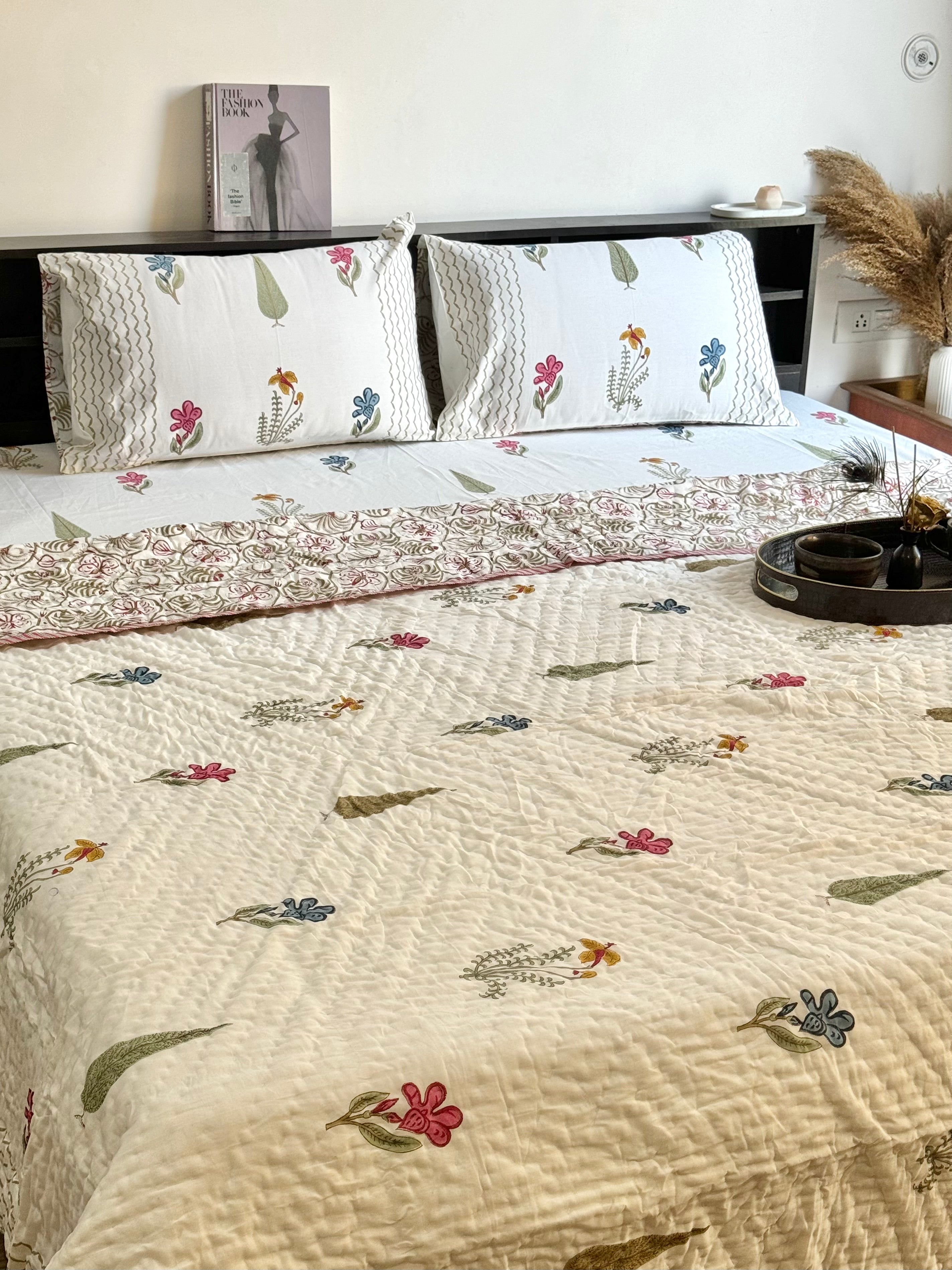 RAAHI HANDBLOCK PRINTED BEDDING