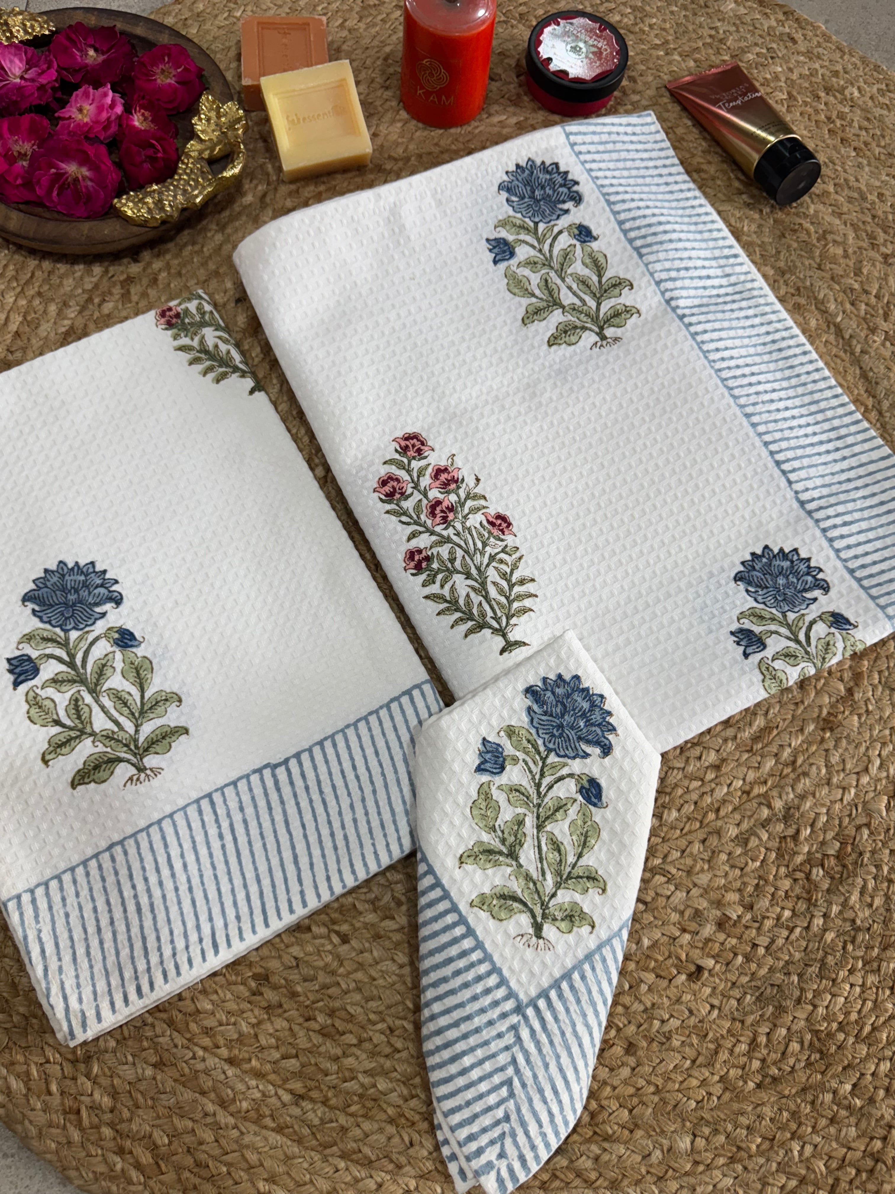 HANDBLOCK PRINTED BODY / HAND TOWEL / NAPKIN