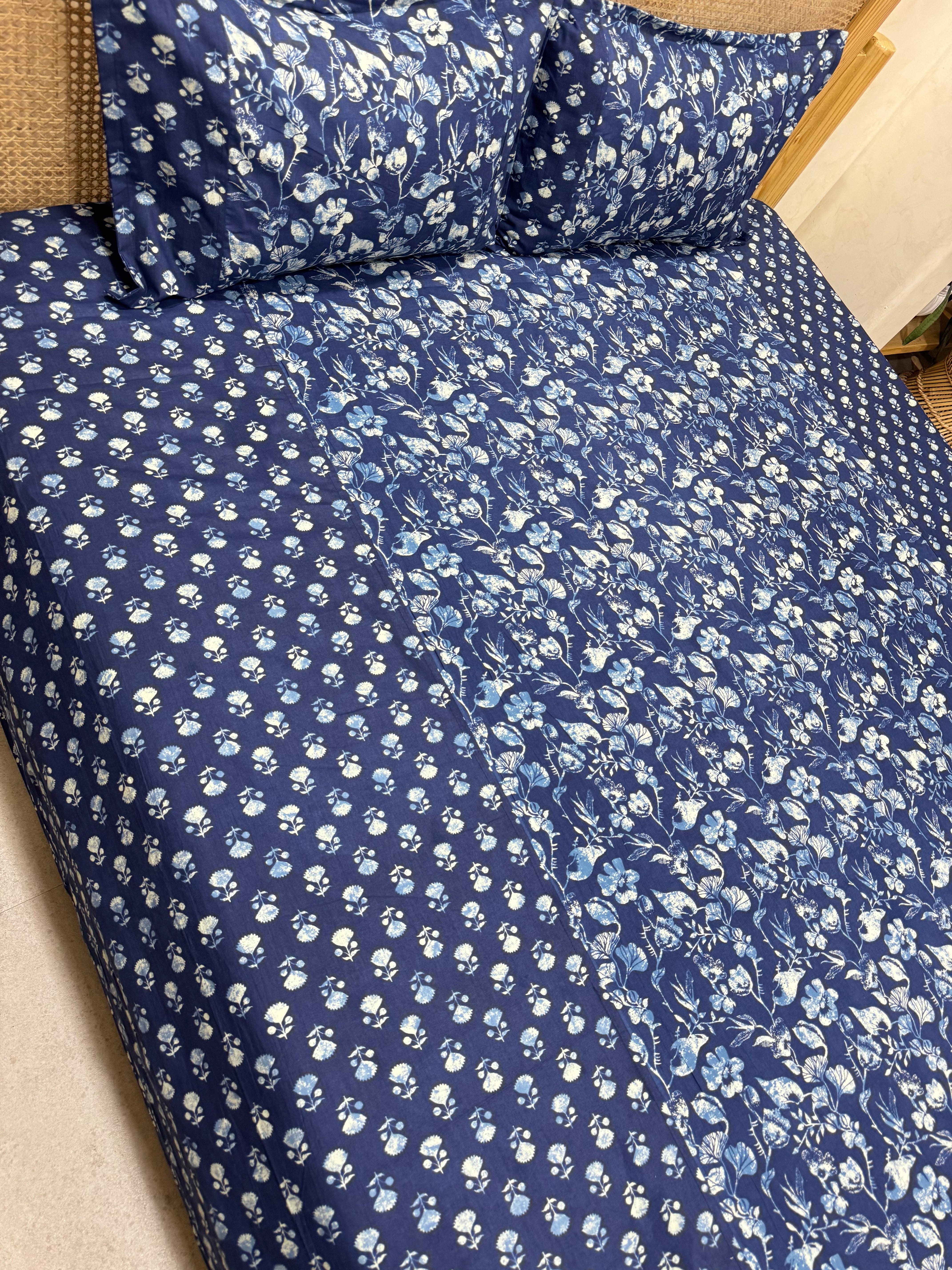 KANAK BEDSHEET WITH TWO PILLOW CASES