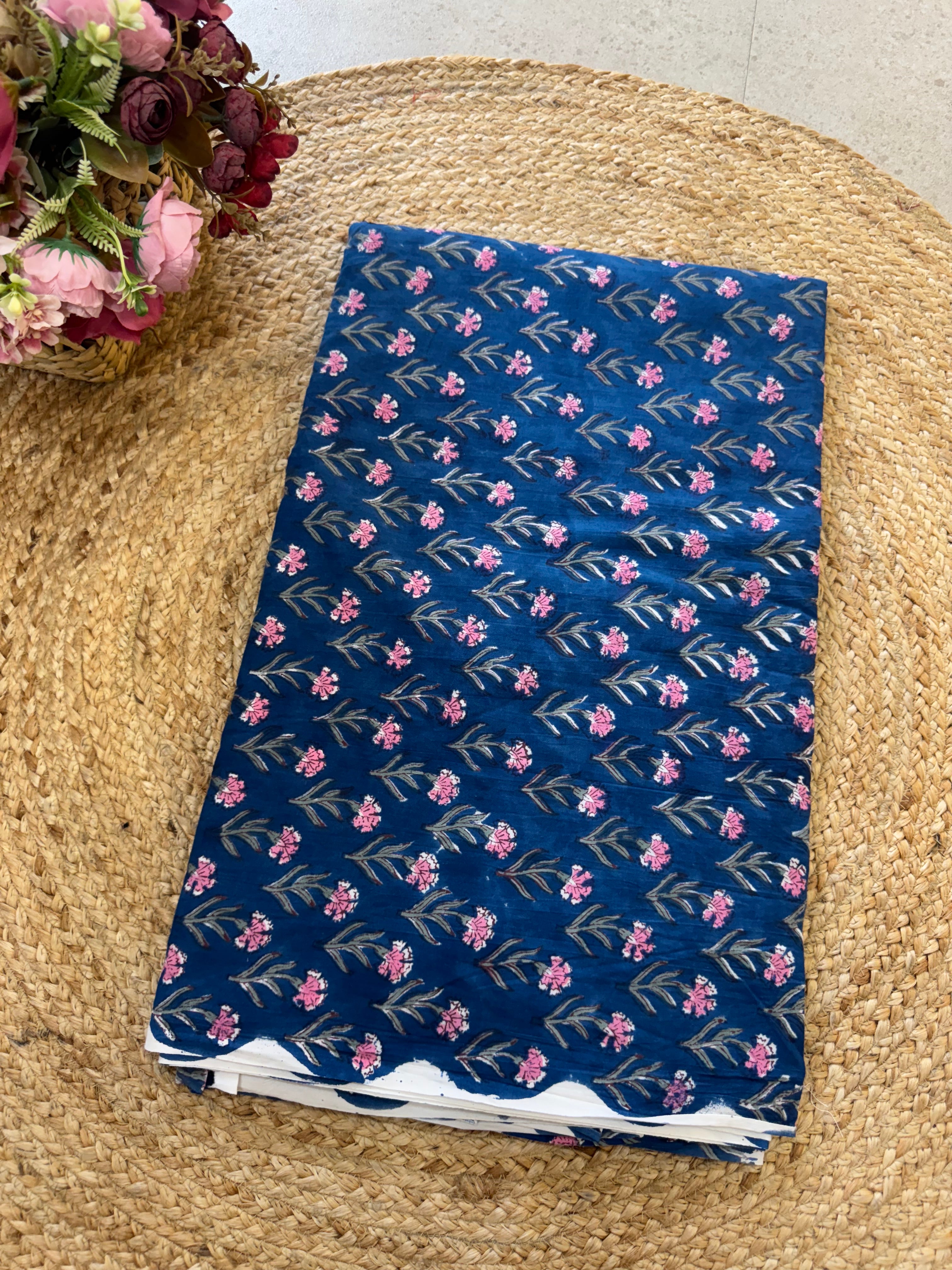 HAND BLOCK PRINTED COTTON FABRIC