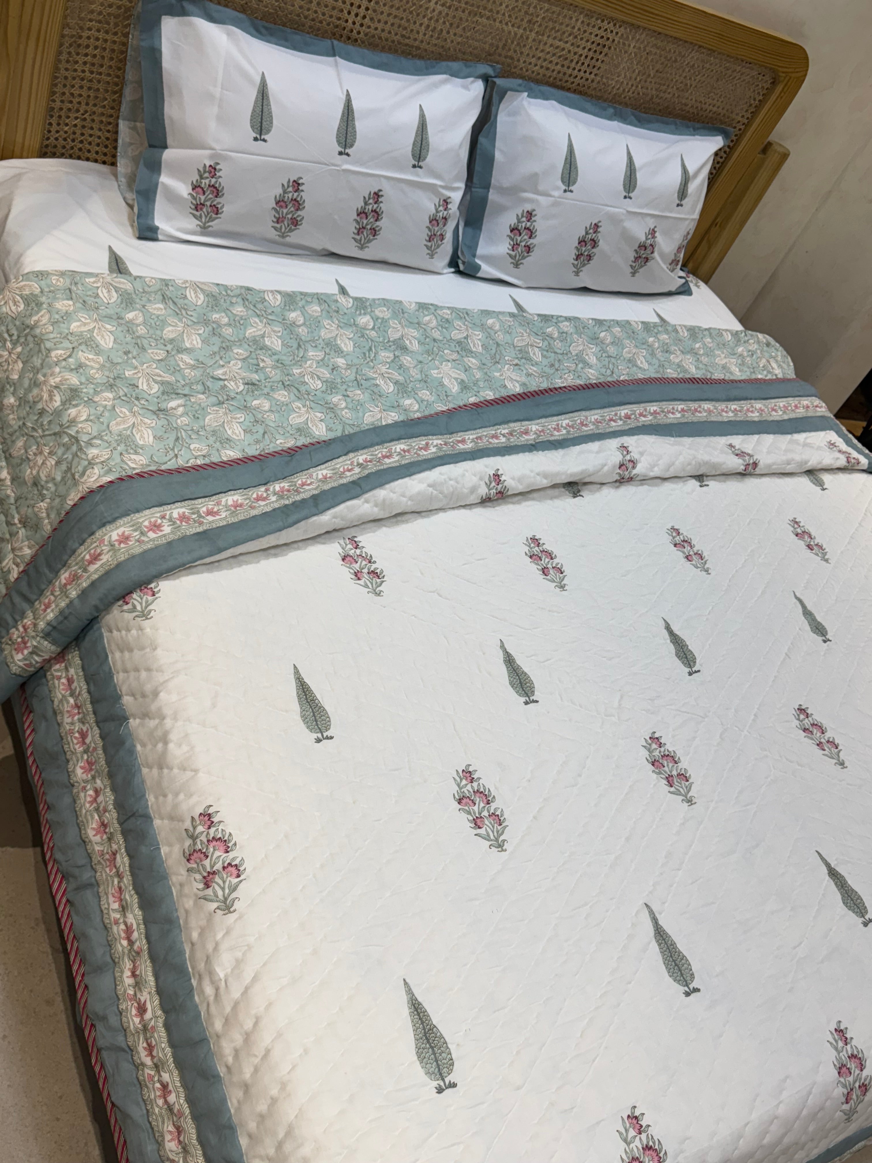 OLIVER HANDBLOCK PRINTED BEDDING