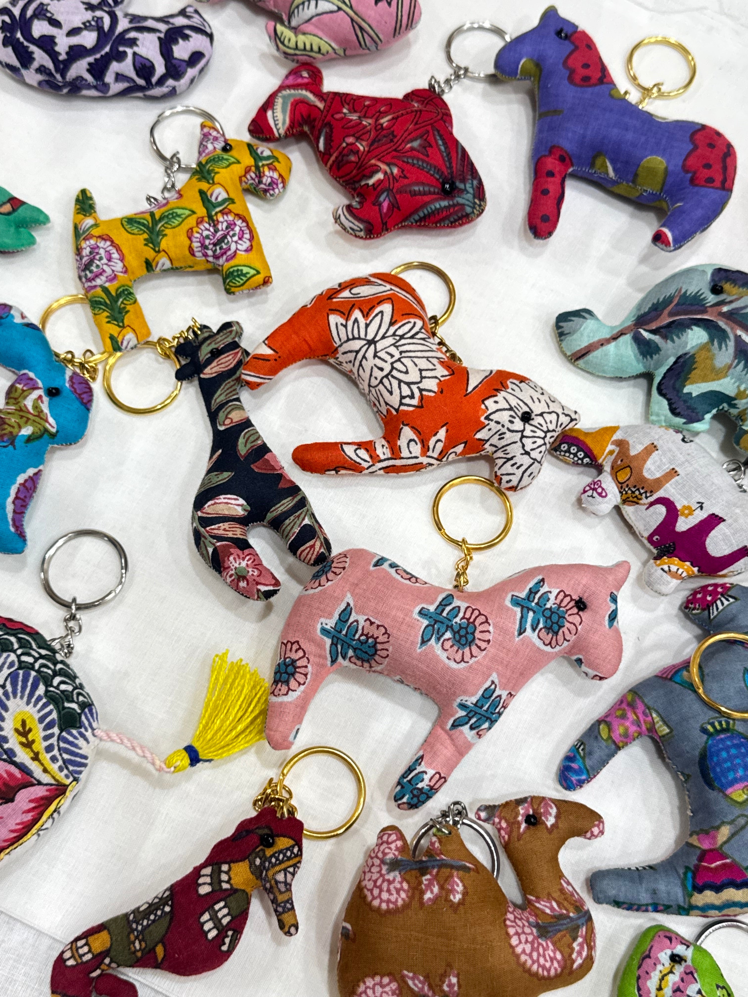 FABRIC KEYCHAINS