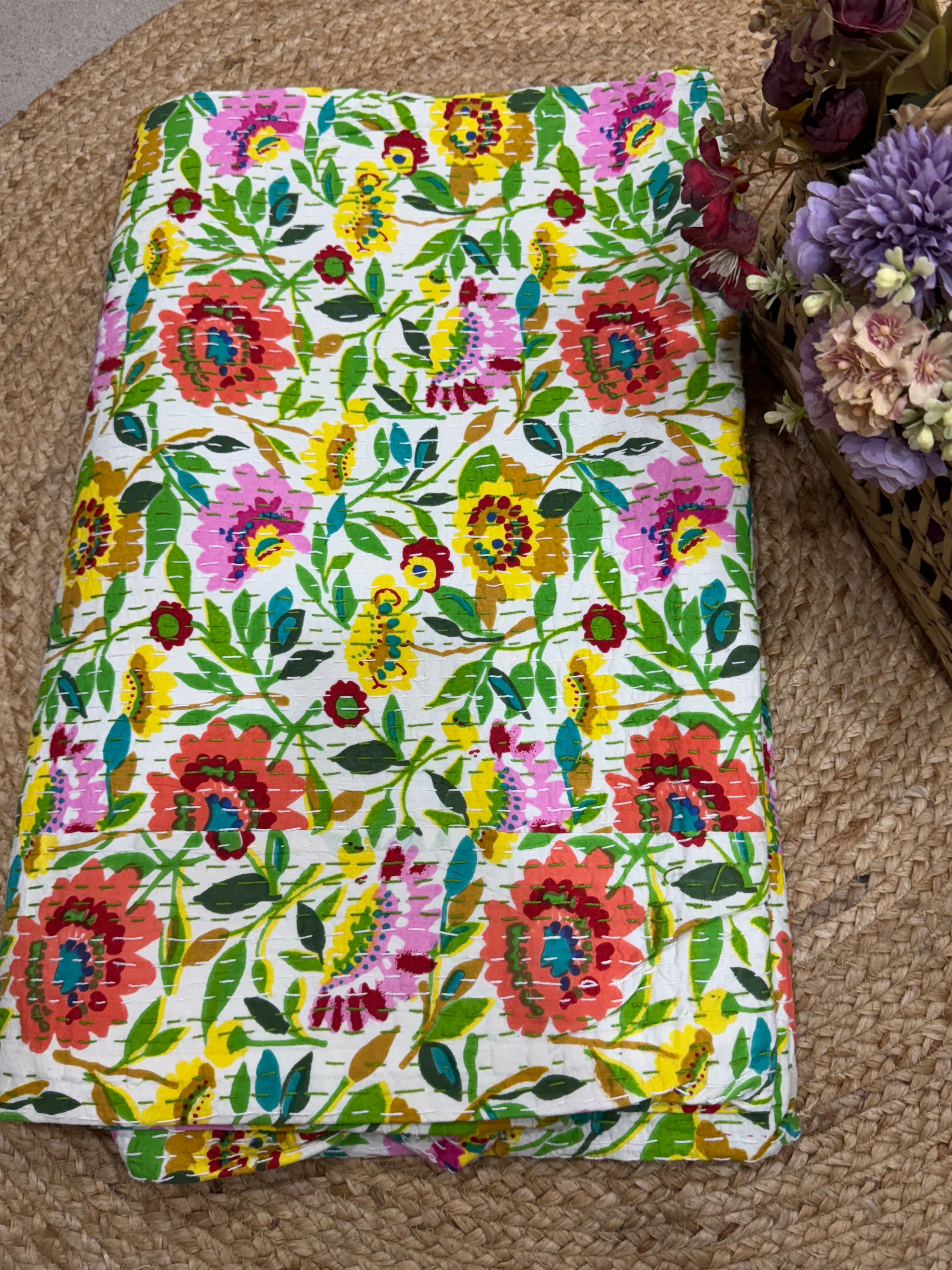 Kantha Bedcover