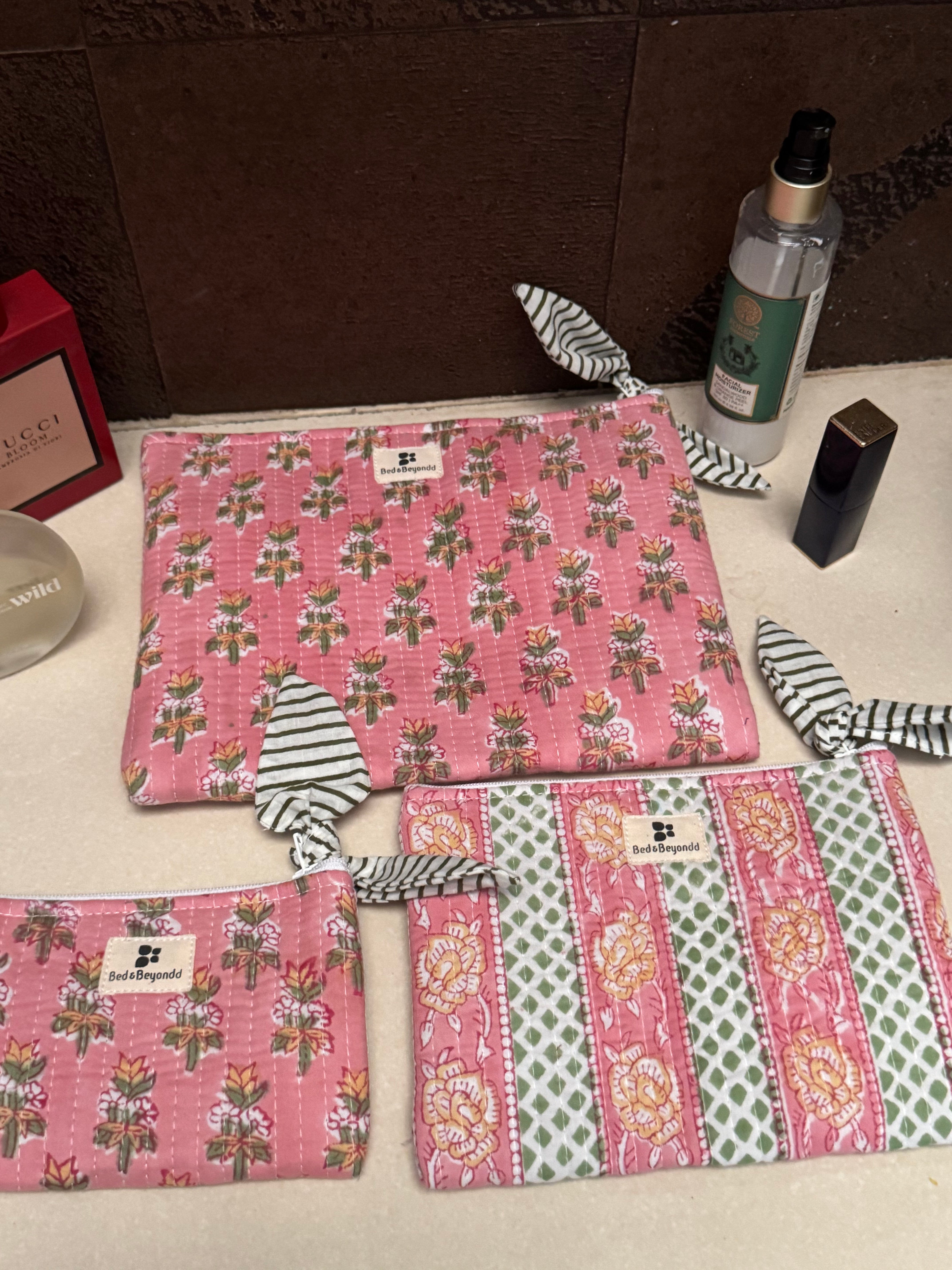 FLAT POUCH - SET OF THREE