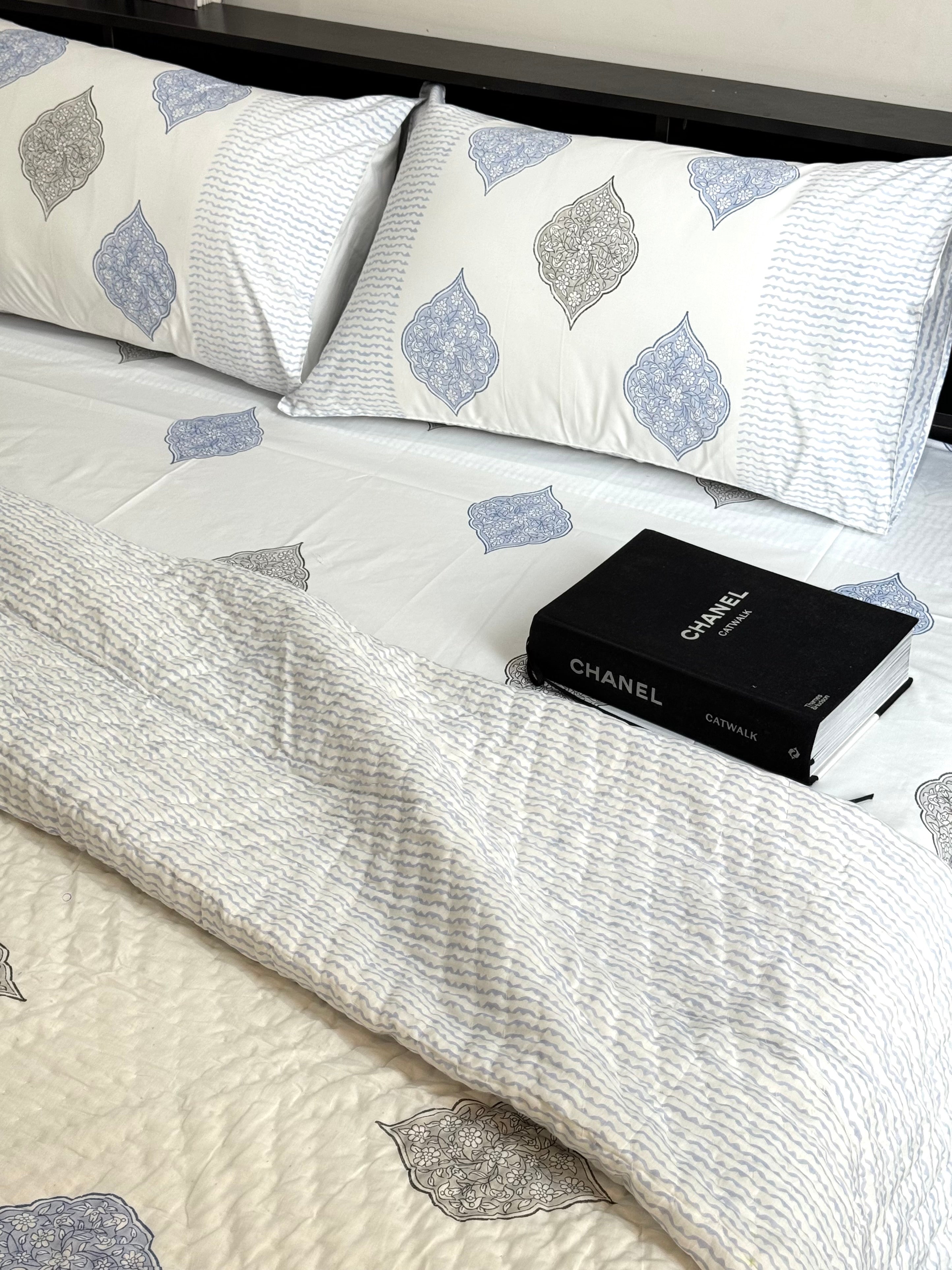 BIANCA HANDBLOCK PRINTED BEDDING