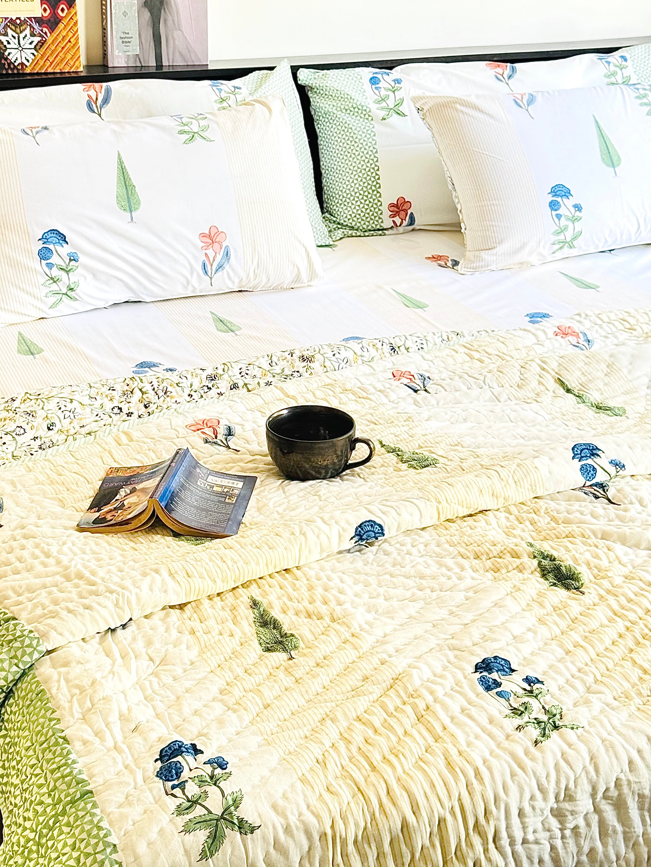 ARNIT HANDBLOCK PRINTED BEDDING SET