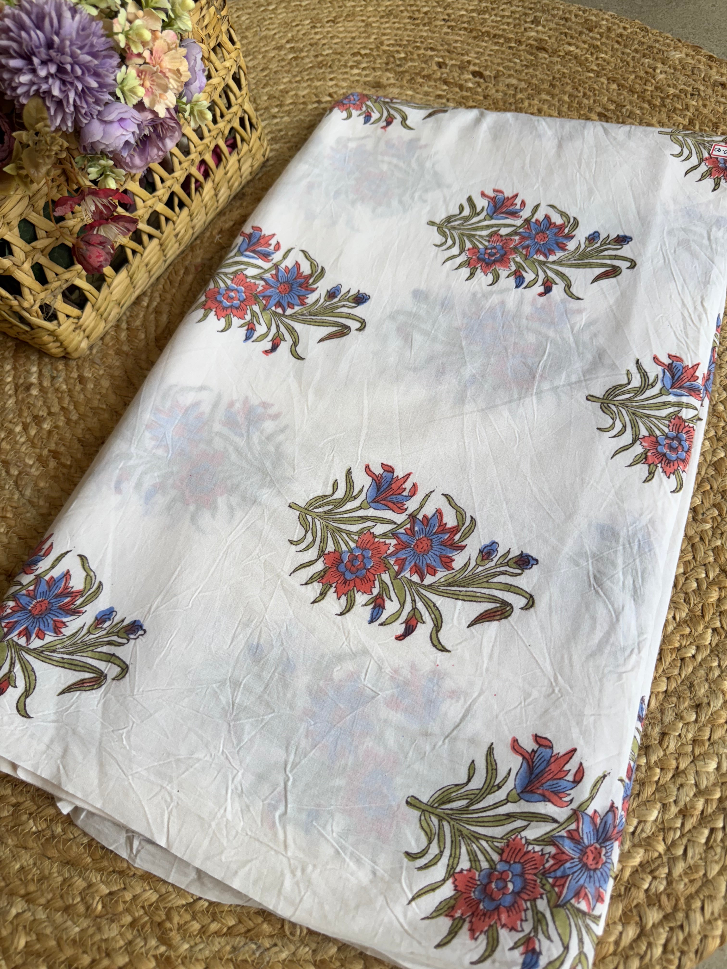 HAND BLOCK PRINTED COTTON FABRIC