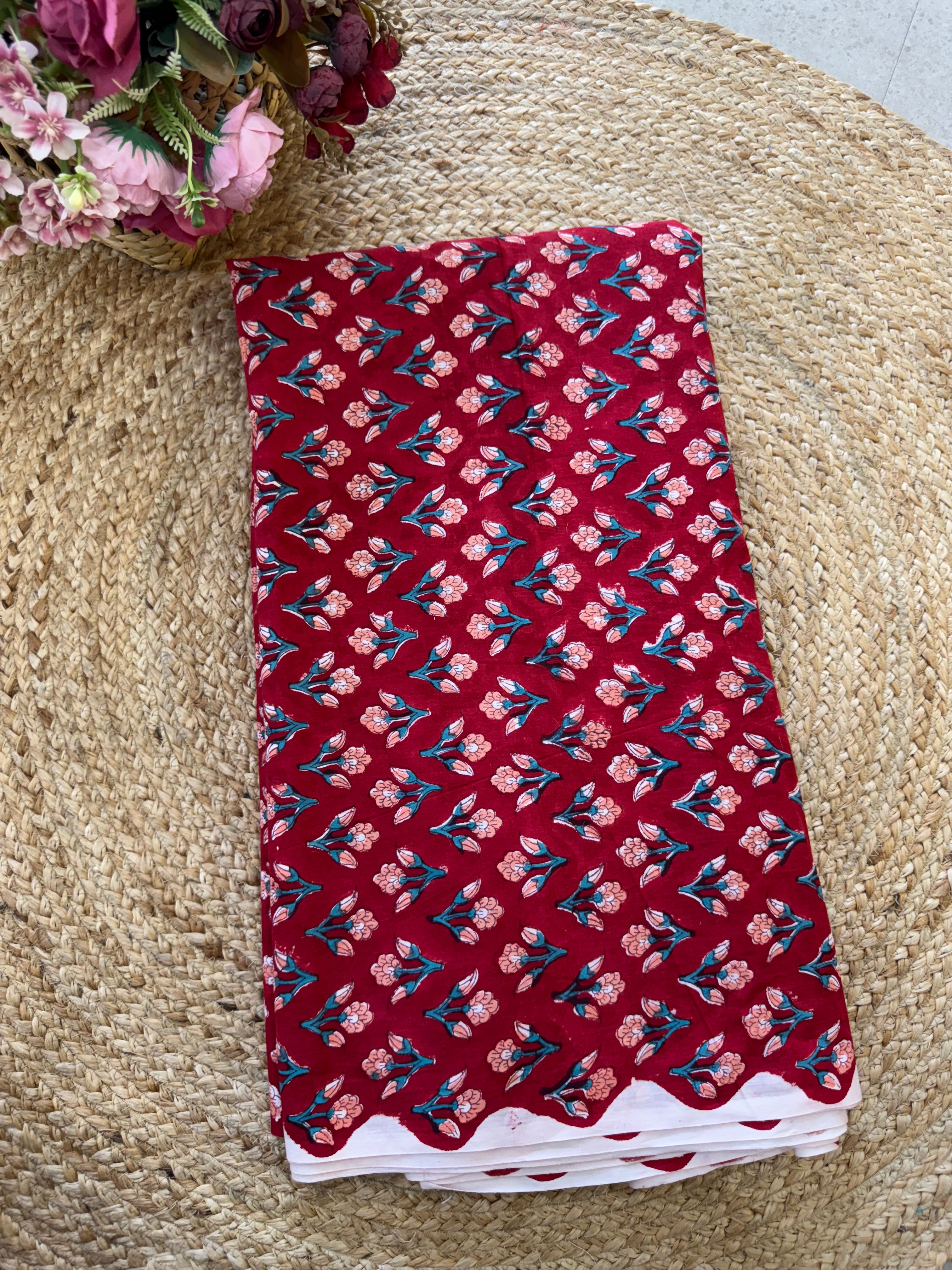 HAND BLOCK PRINTED COTTON FABRIC