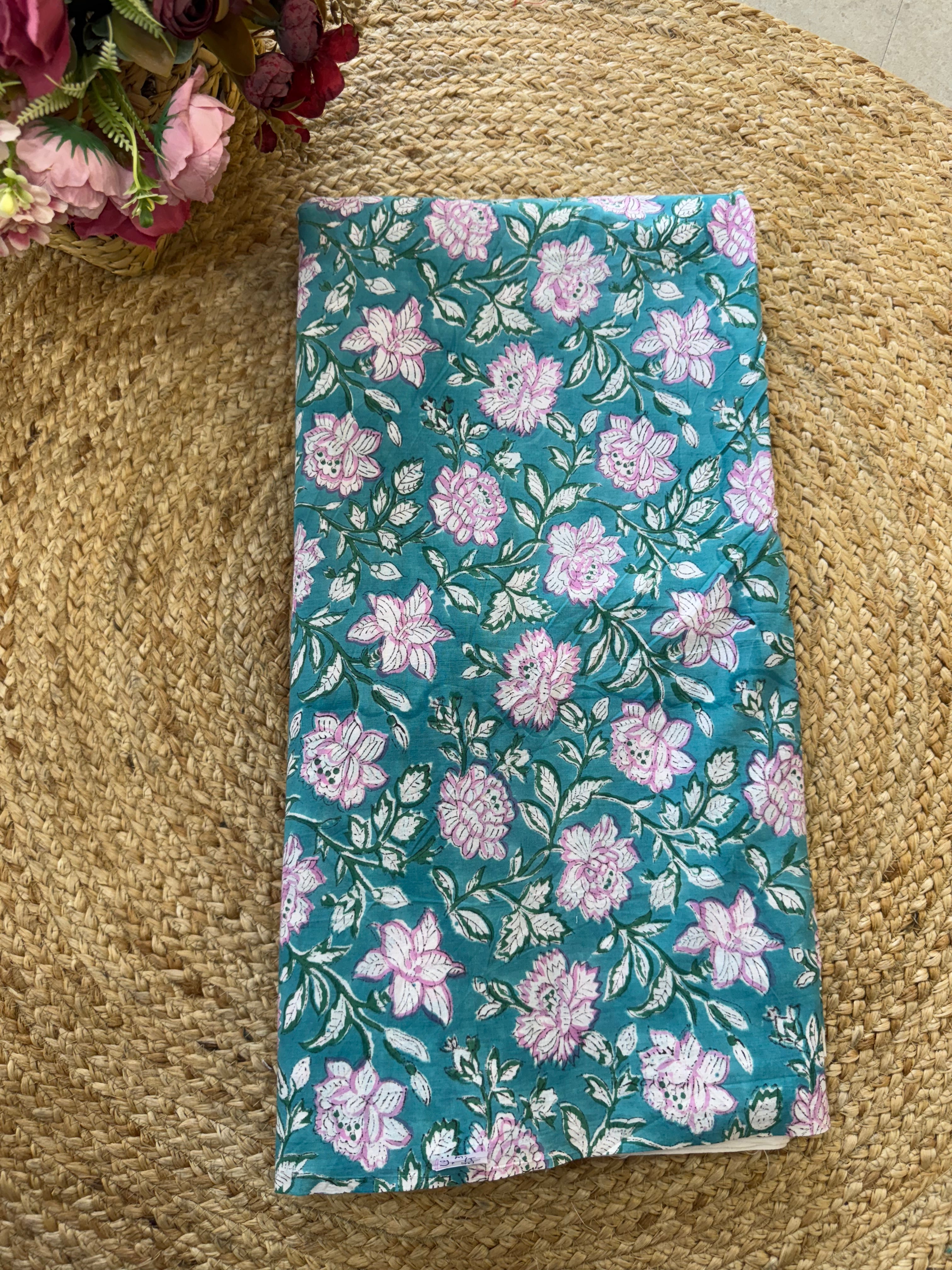 HAND BLOCK PRINTED COTTON FABRIC