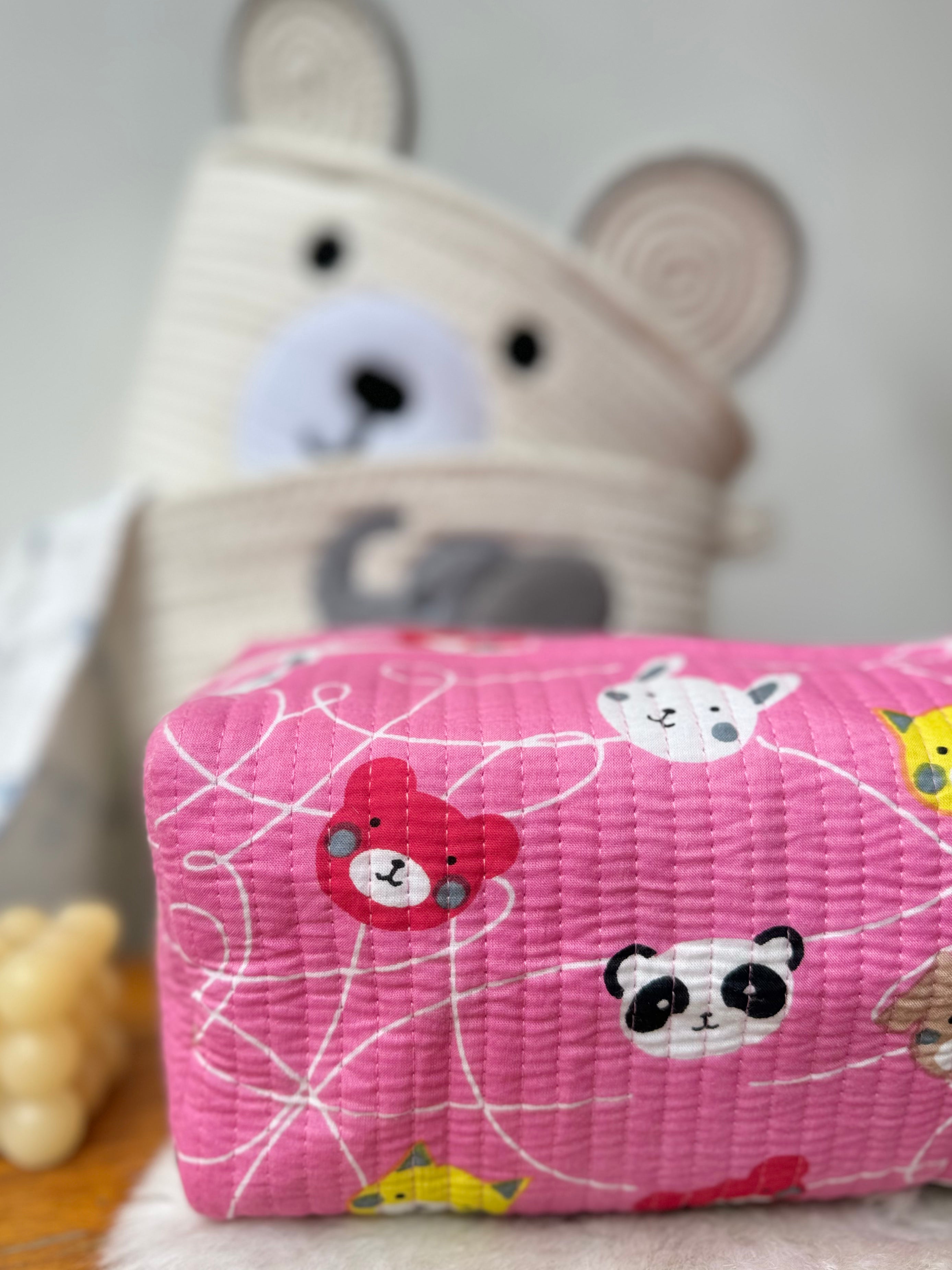 KIDS PRINT MULTI PURPOSE TOILETRY BAGS