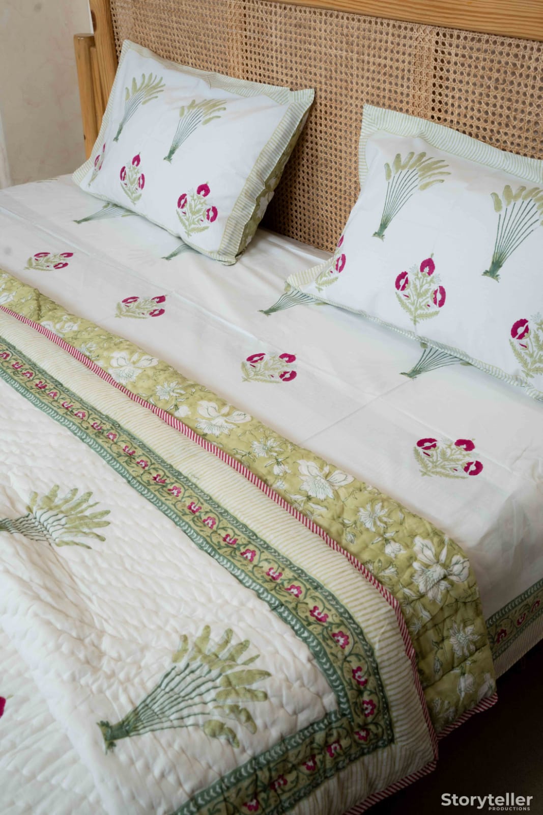 PARIZA HANDBLOCK PRINTED BEDDING