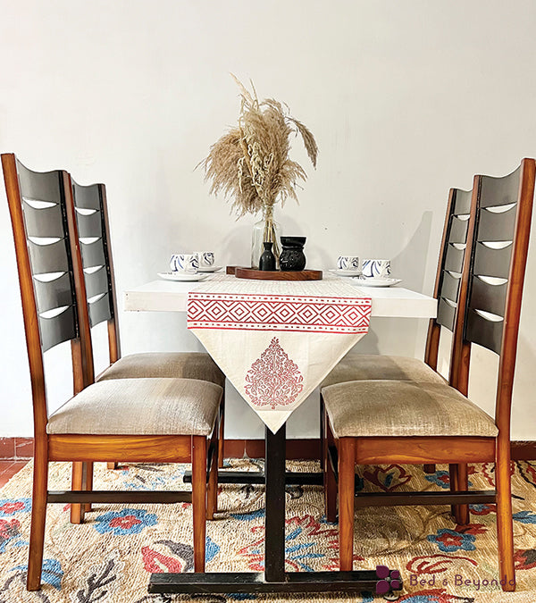 SIX SEATER HANDBLOCK PRINTED TABLE RUNNER