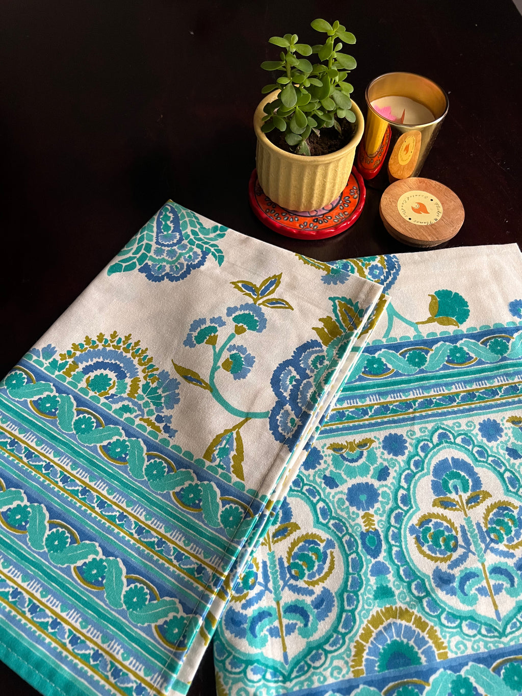 SHALIMAR SINGLE BEDSHEET WITH ONE PILLOW COVER