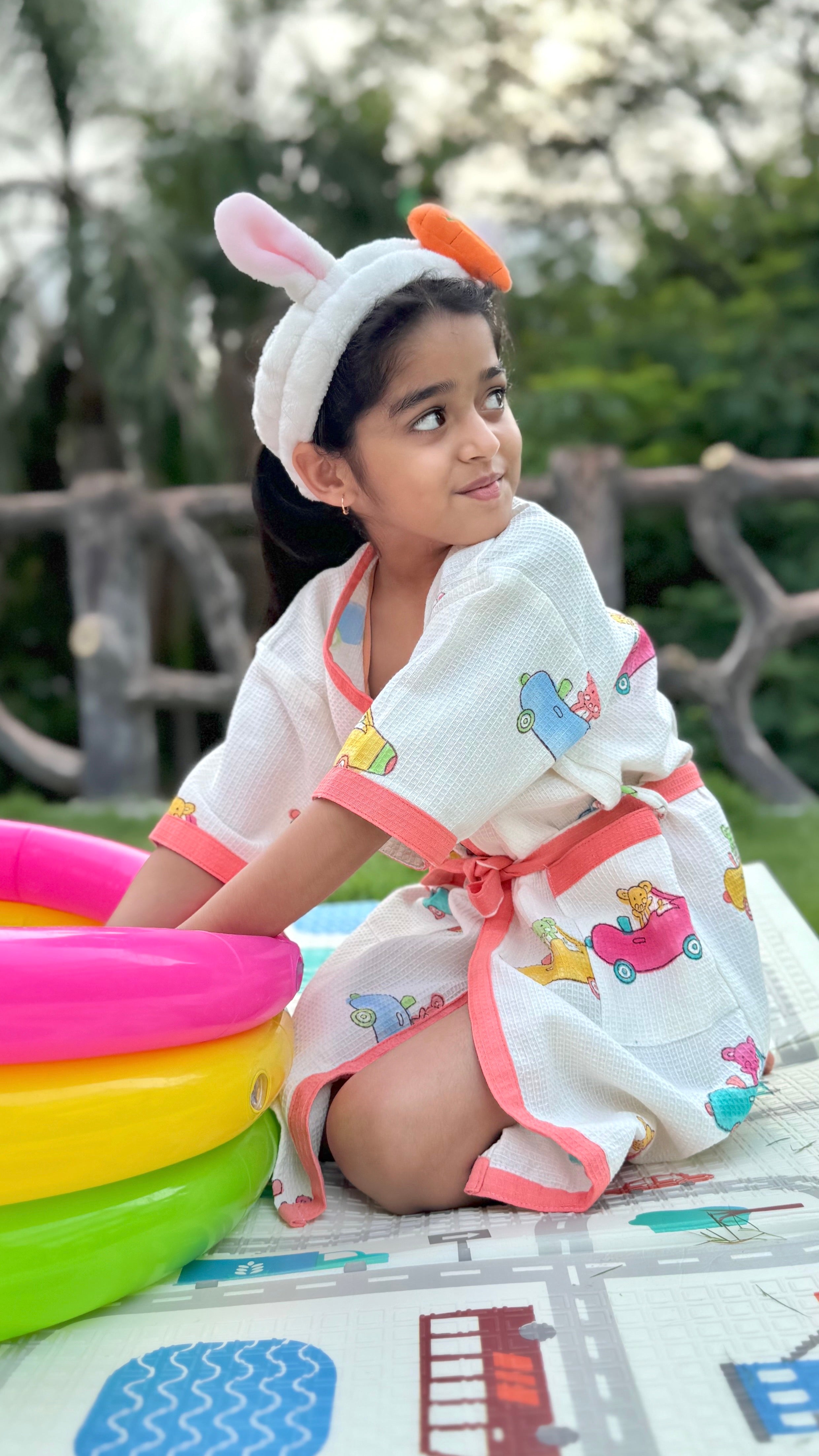 BLOCK PRINTED KIDS BATHROBES