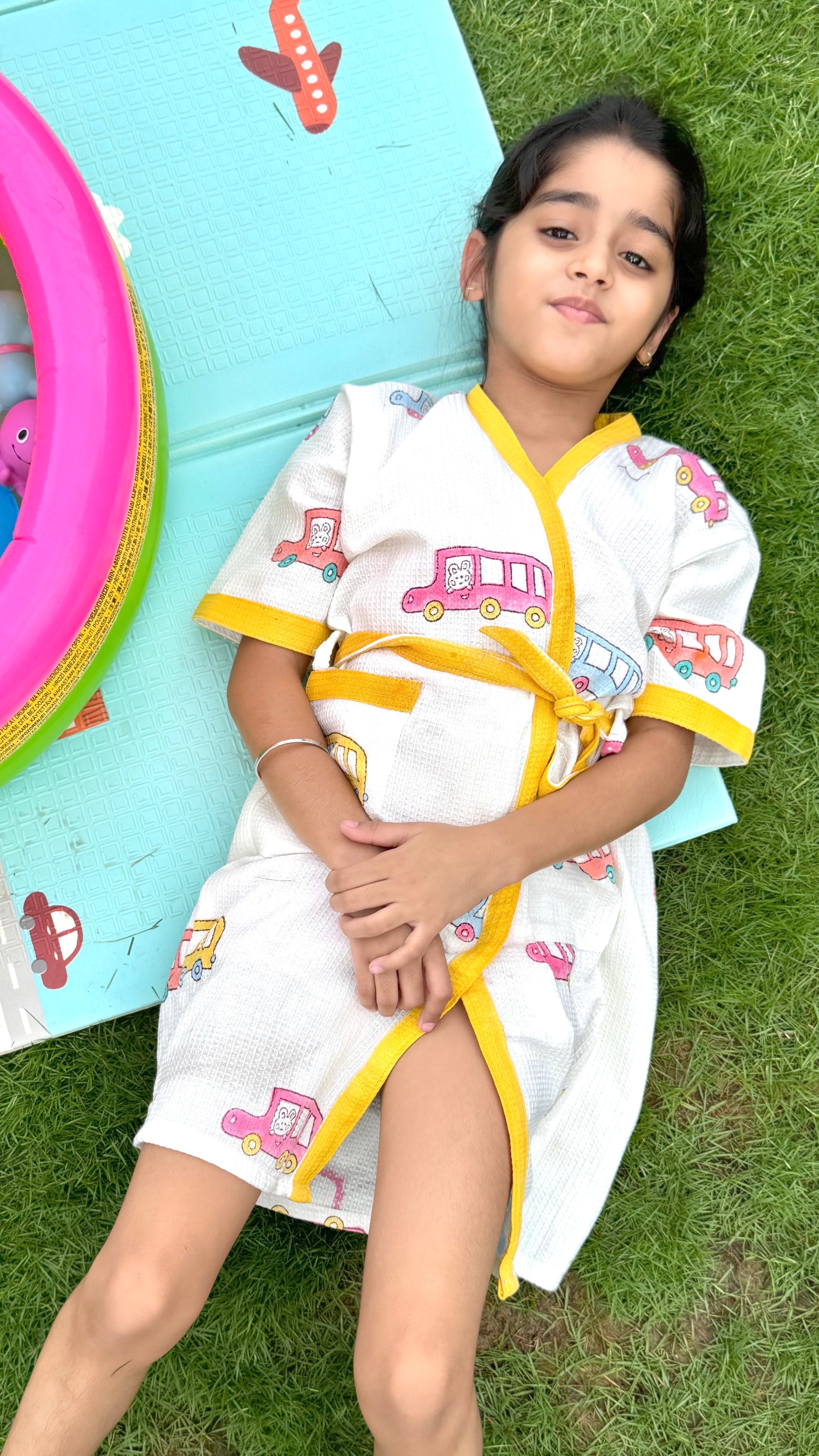 BLOCK PRINTED KIDS BATHROBES