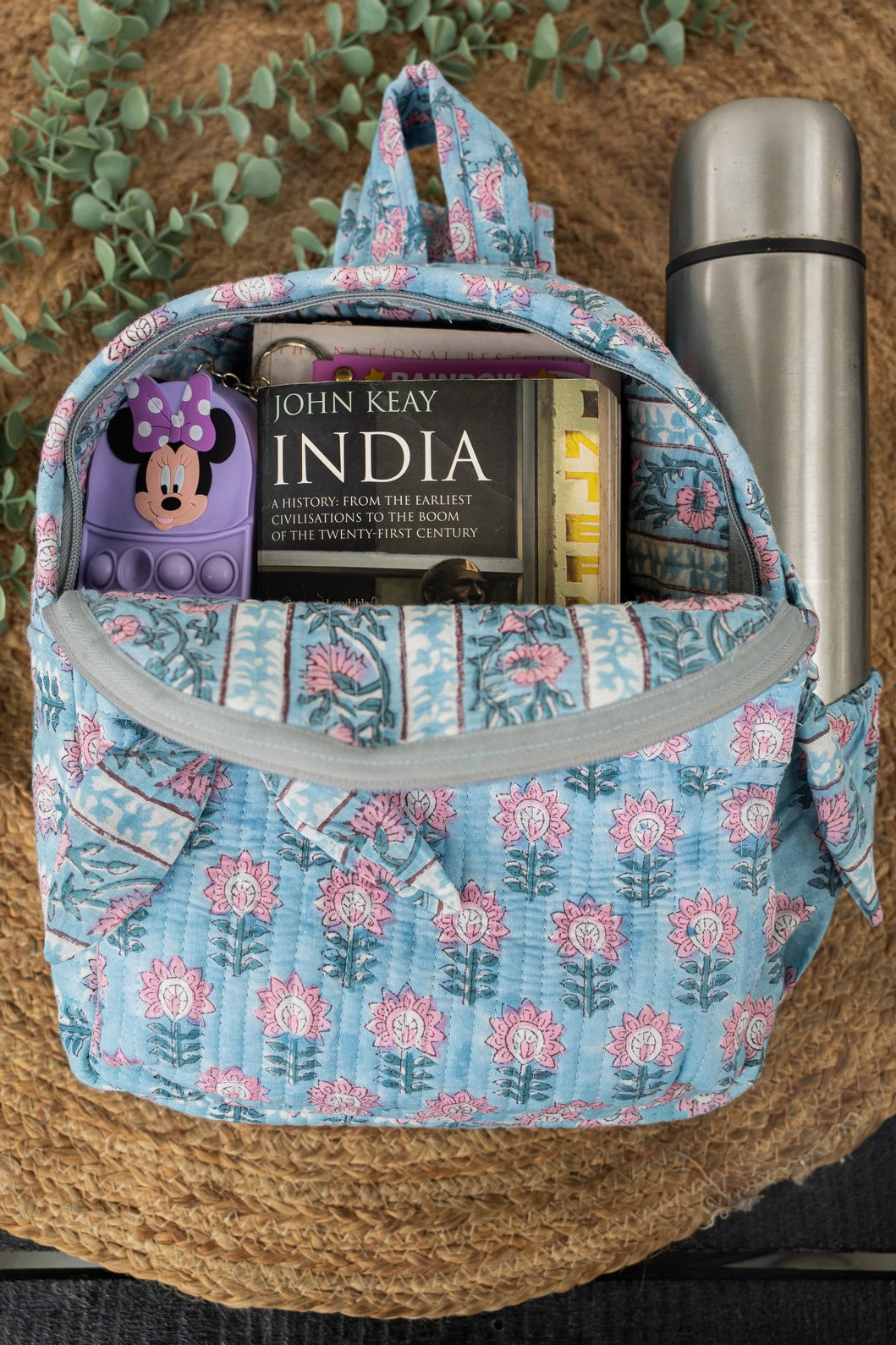 HAND BLOCK PRINTER BACKPACK