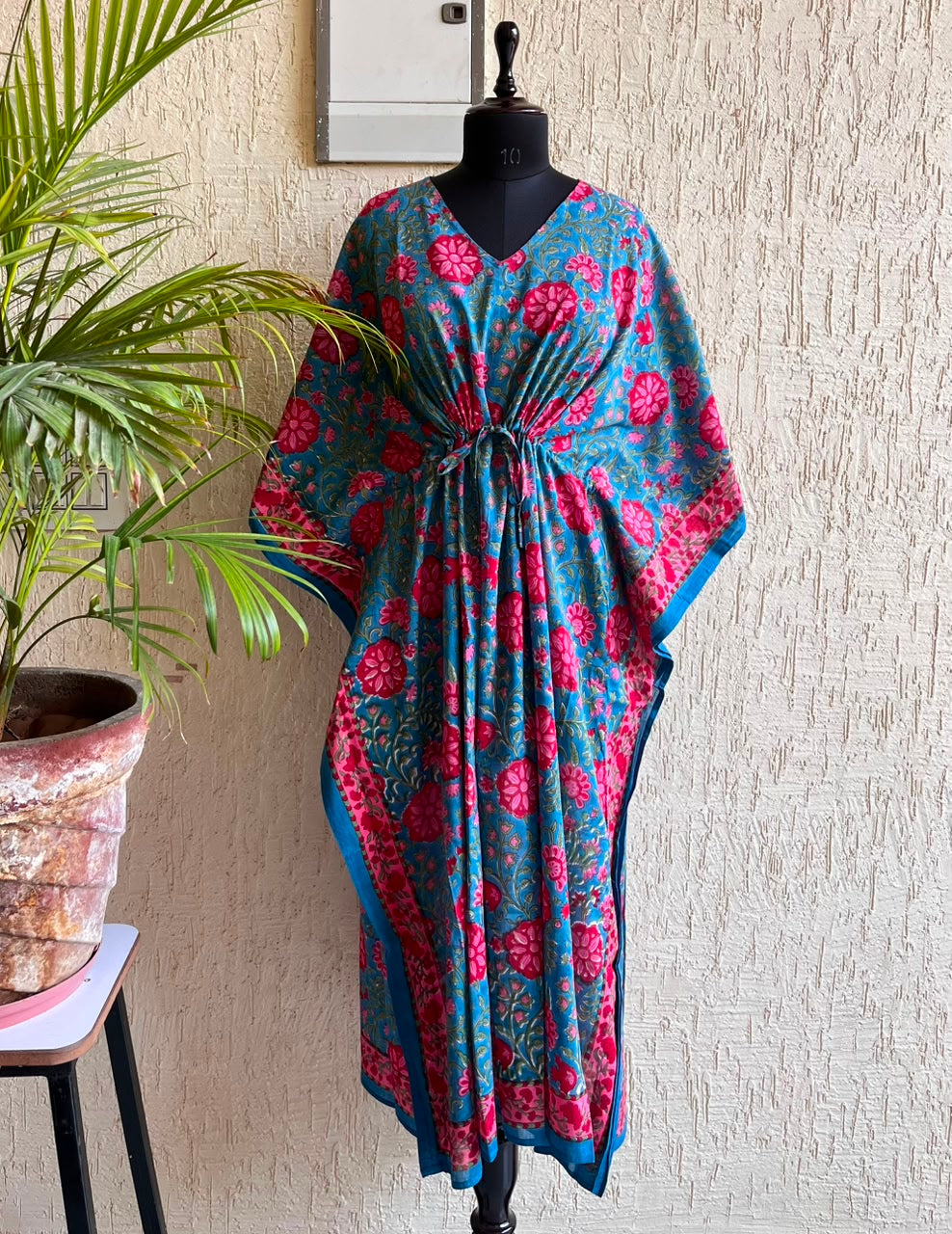 MULMUL LONG KAFTAN