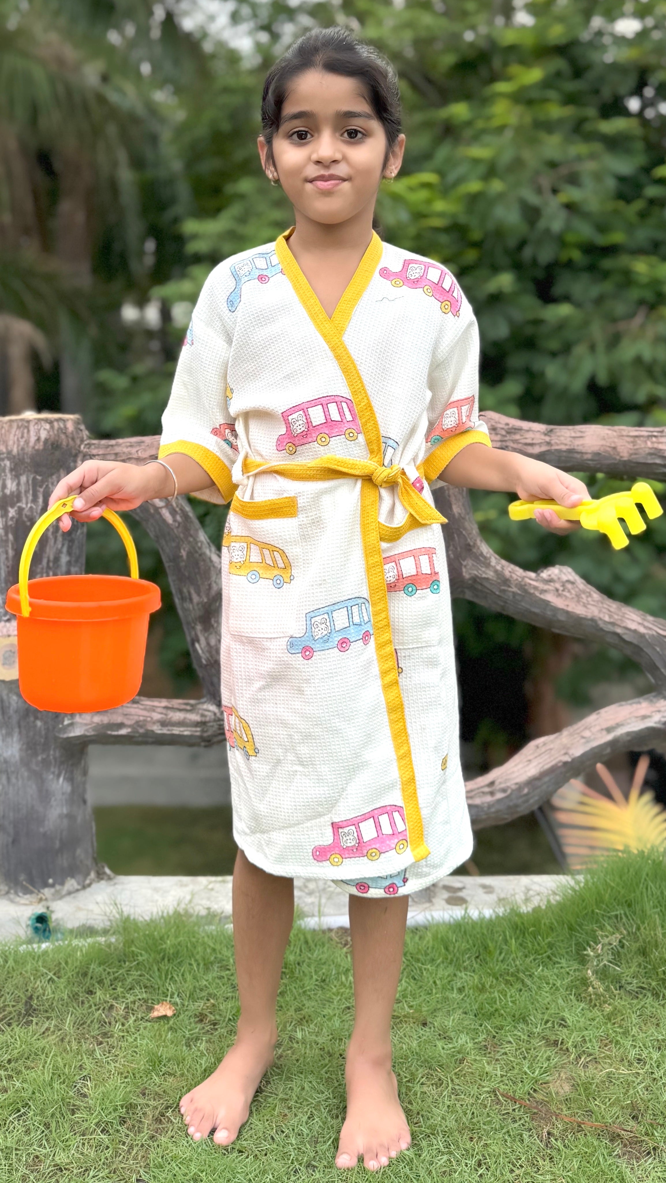 BLOCK PRINTED KIDS BATHROBES