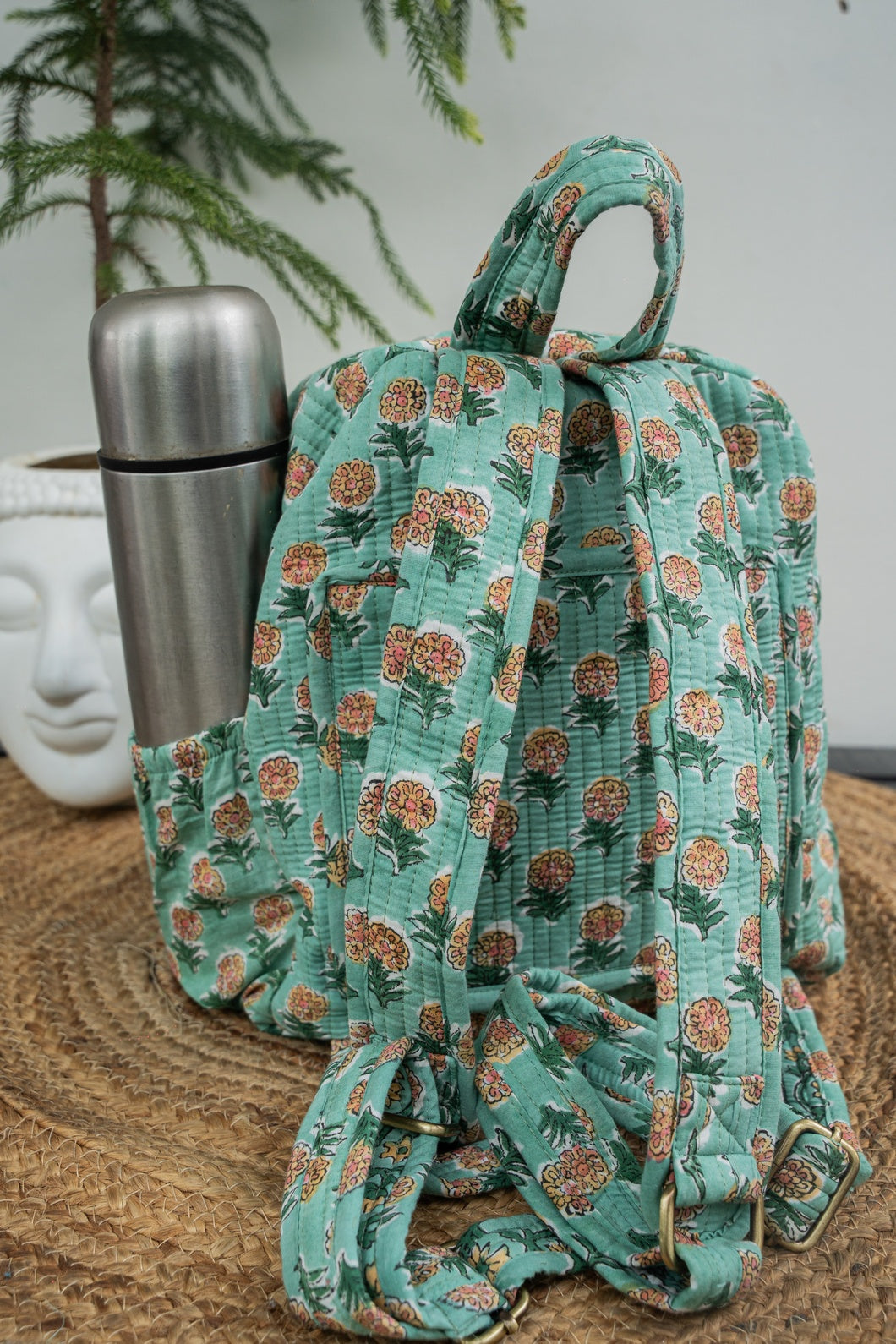 HAND BLOCK PRINTER BACKPACK