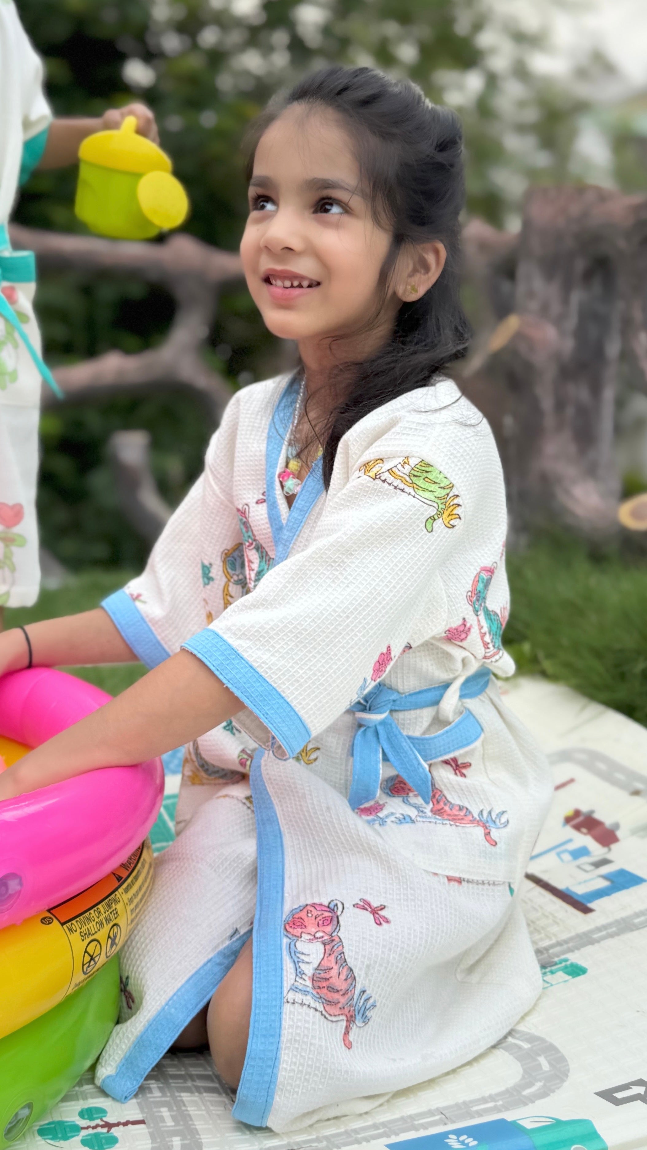 BLOCK PRINTED KIDS BATHROBES