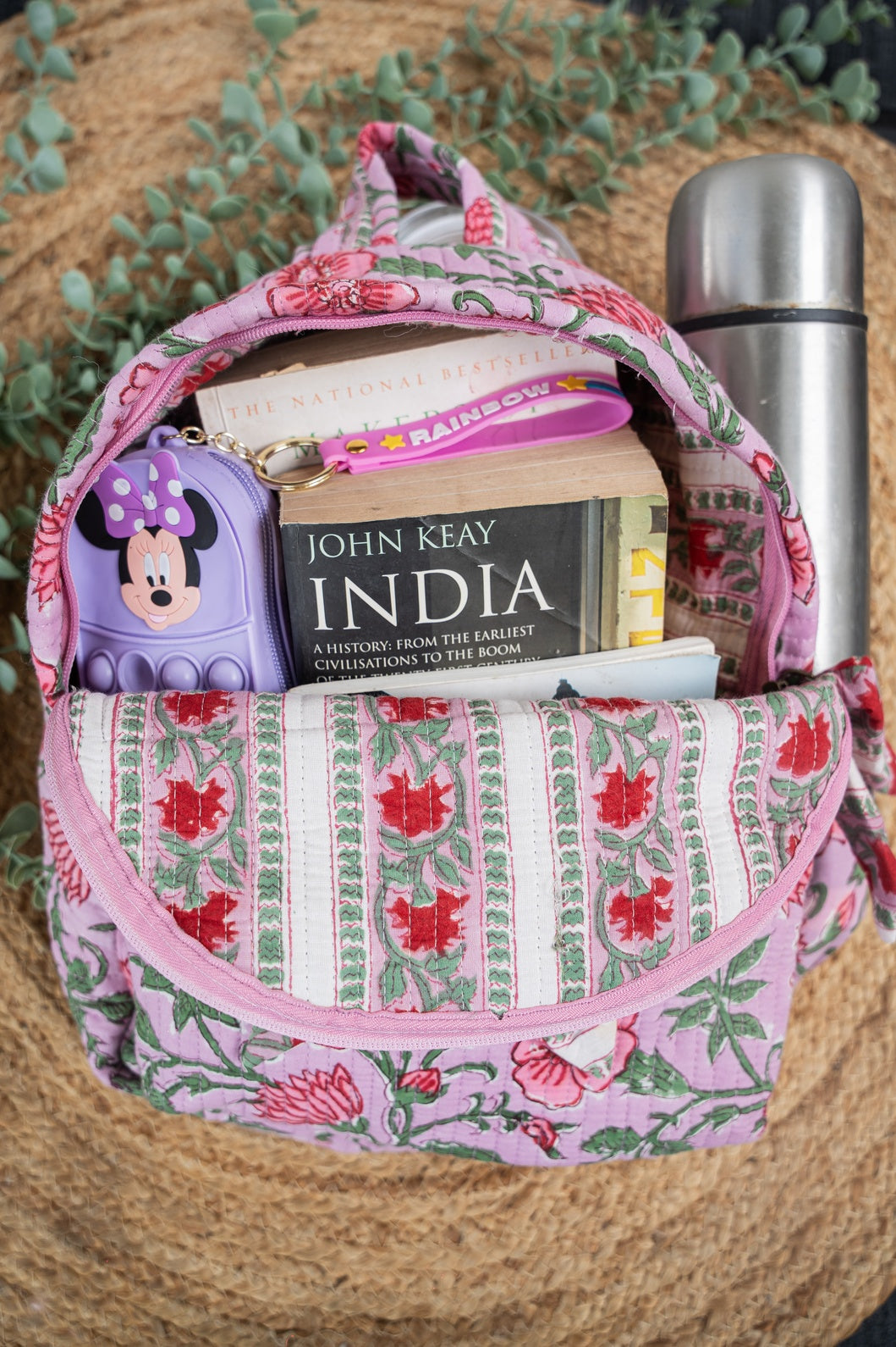 HAND BLOCK PRINTER BACKPACK