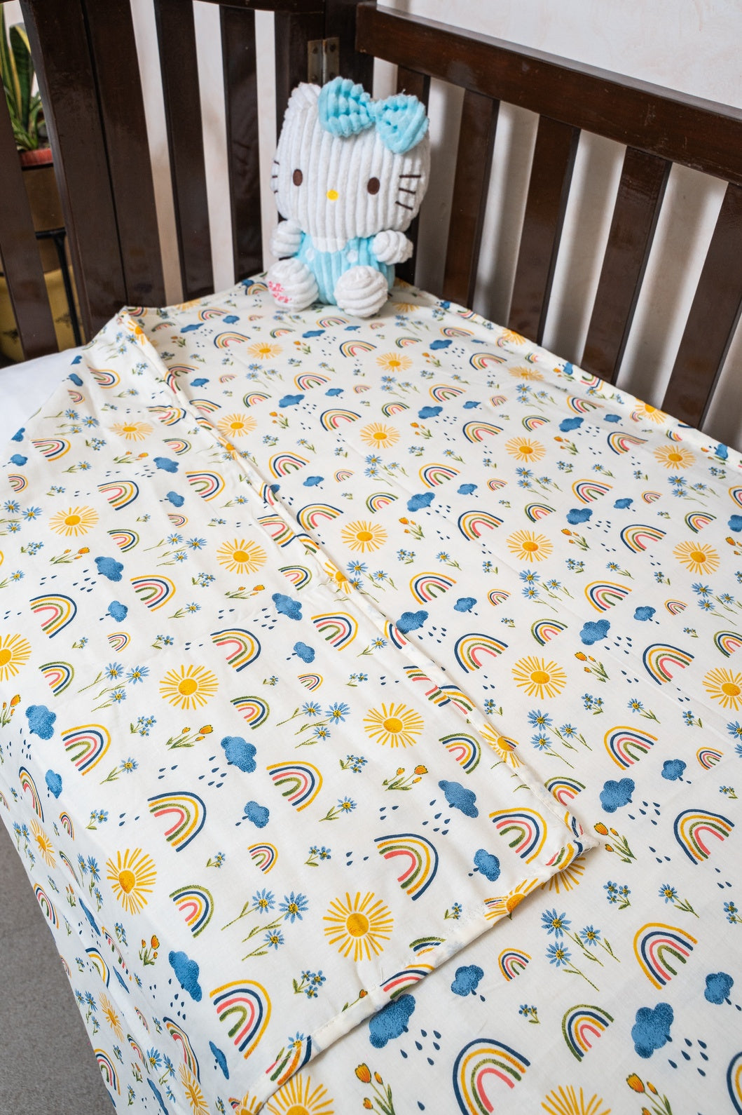 REVERSIBLE MULMUL DOHAR - 42 by 60 INCHES