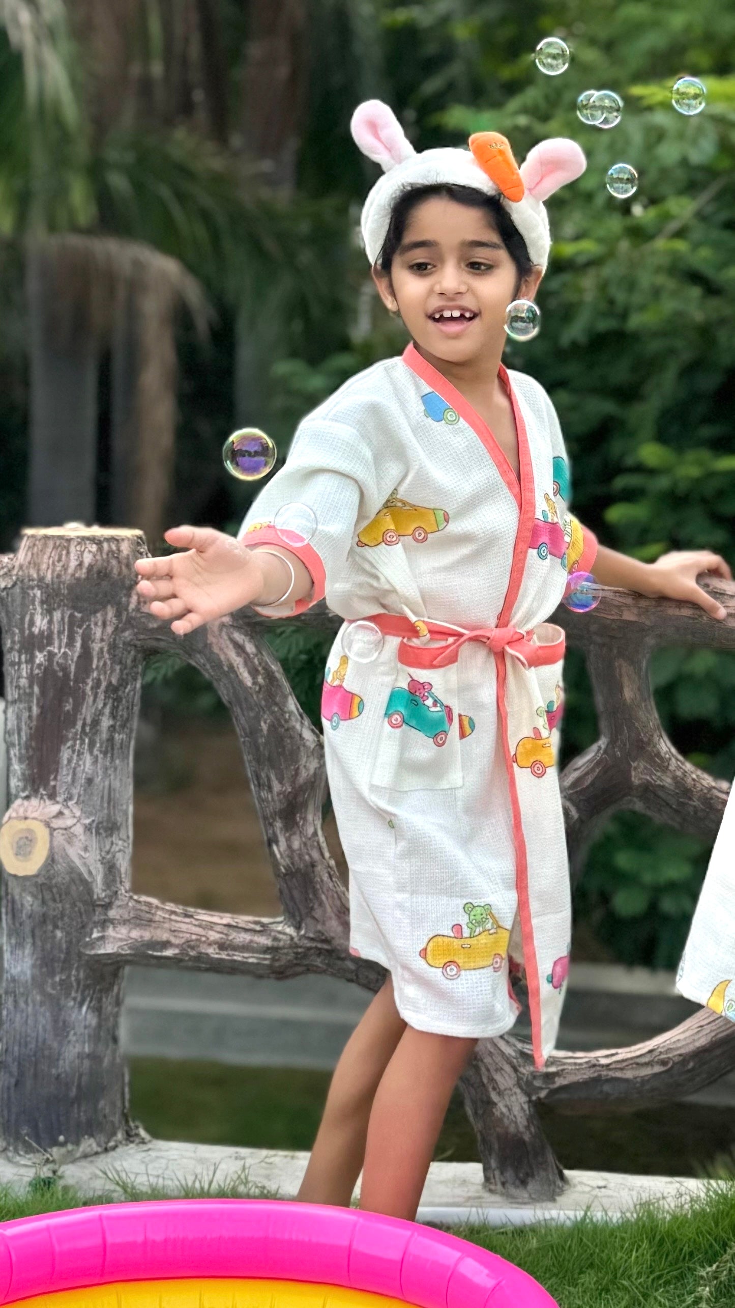 BLOCK PRINTED KIDS BATHROBES