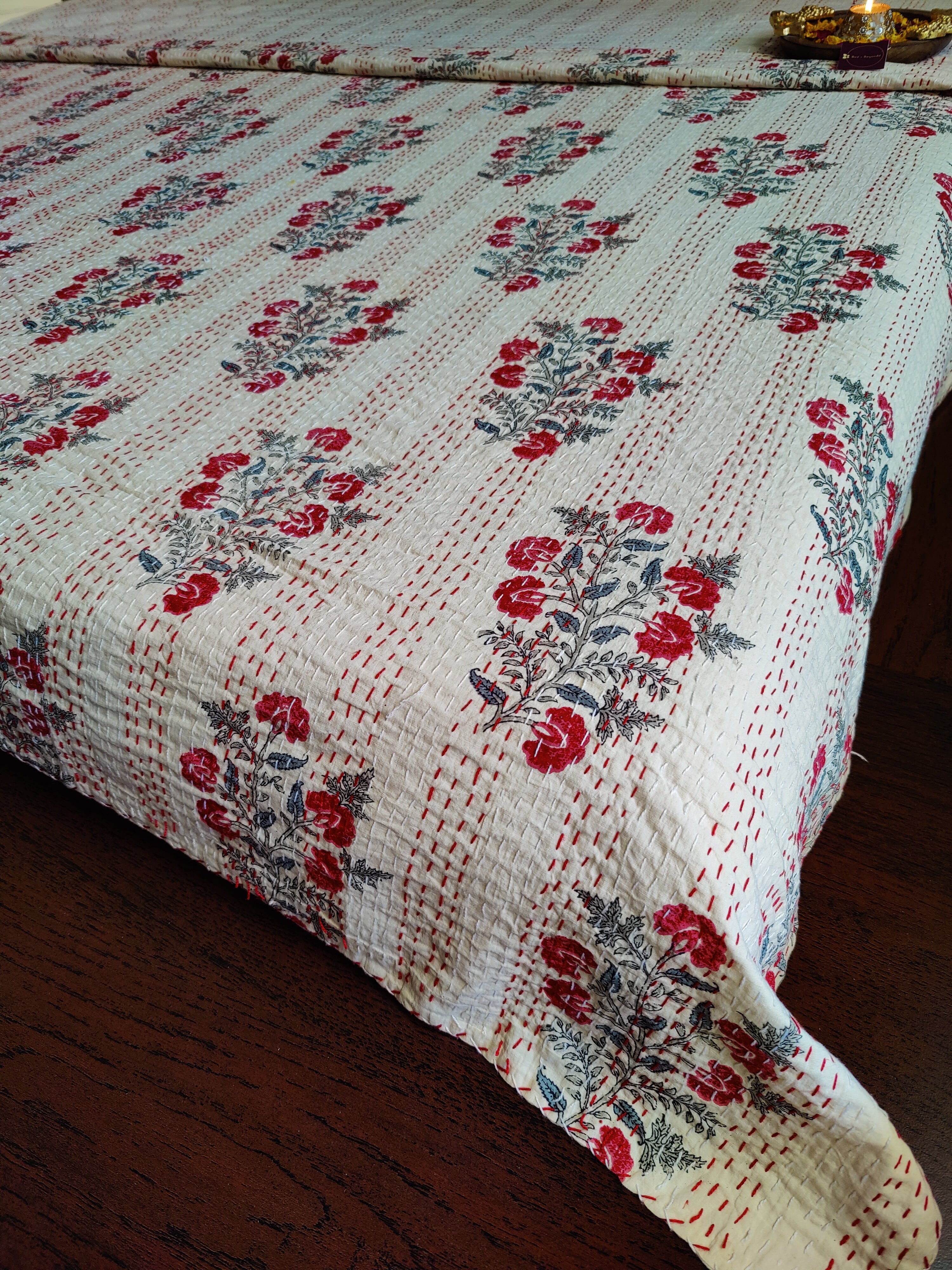 Kumudini Kantha Bedcover