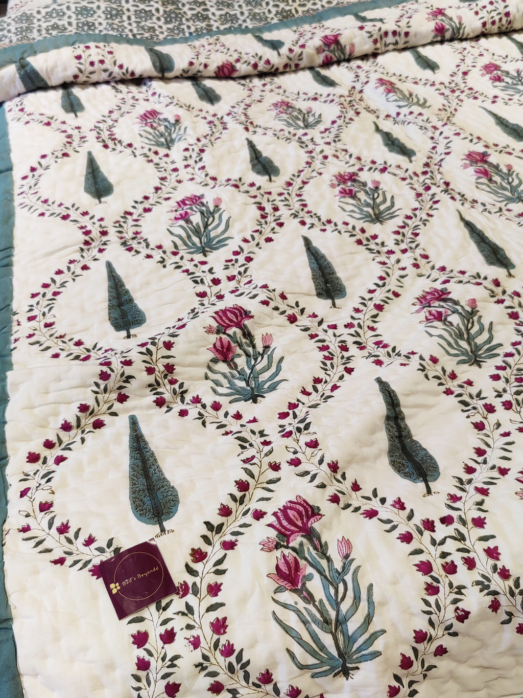 AFZAL JAAL MULMUL DOUBLE BED QUILT
