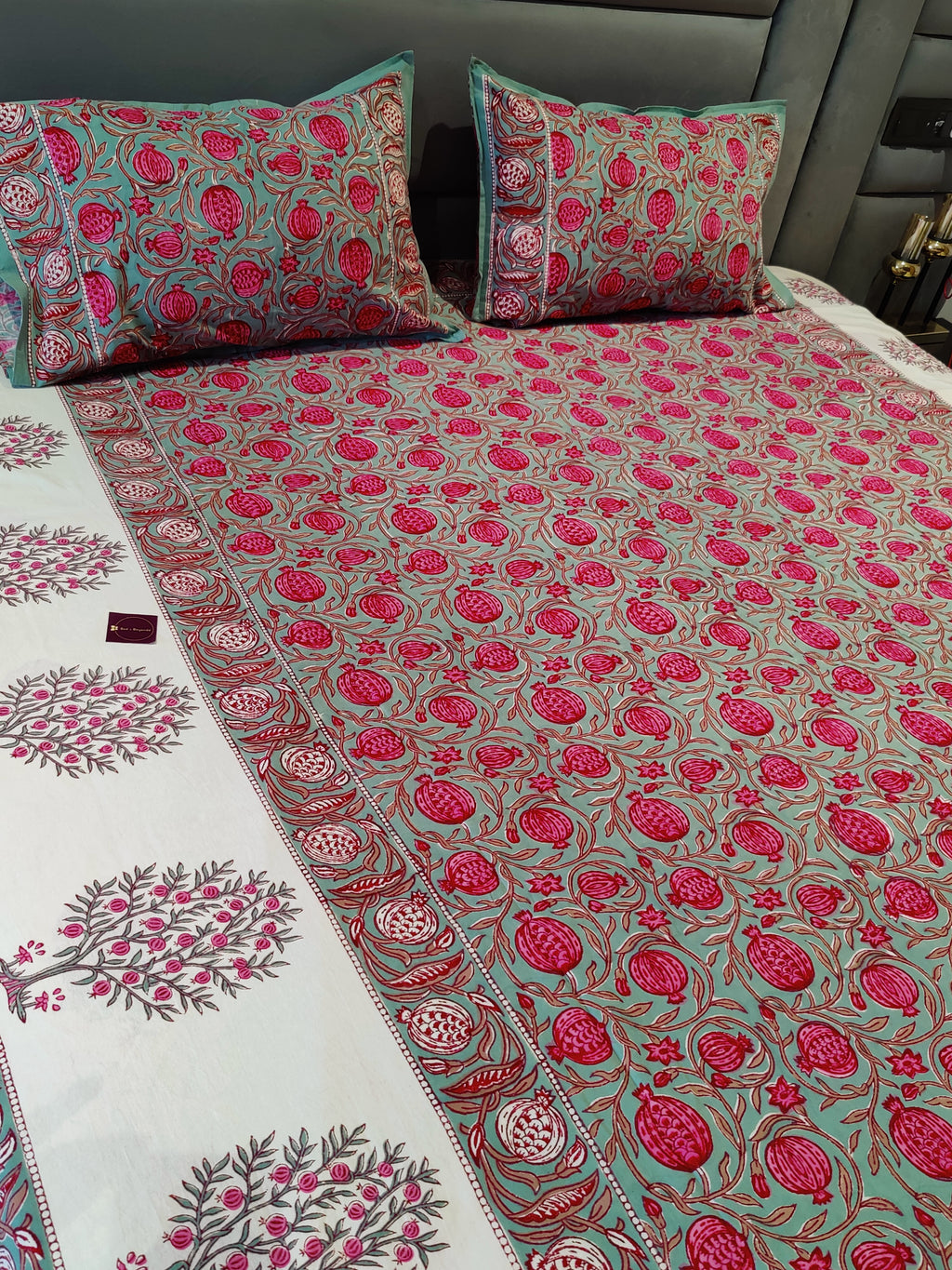 UTSAV HAND BLOCK PRINTED BEDSHEET