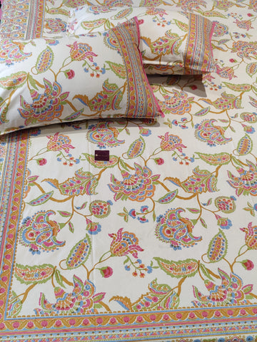 TYOHAAR COLLECTION OF BEDSHEET WITH TWO REVERSIBLE PILLOW COVERS
