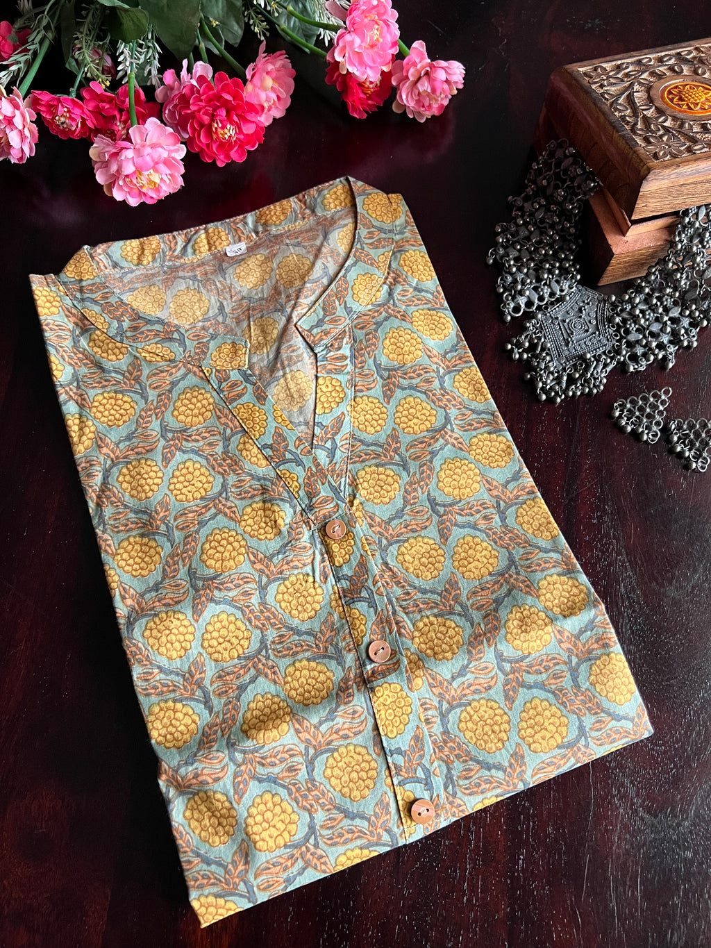 PLUS SIZE SHORT COTTON KURTA