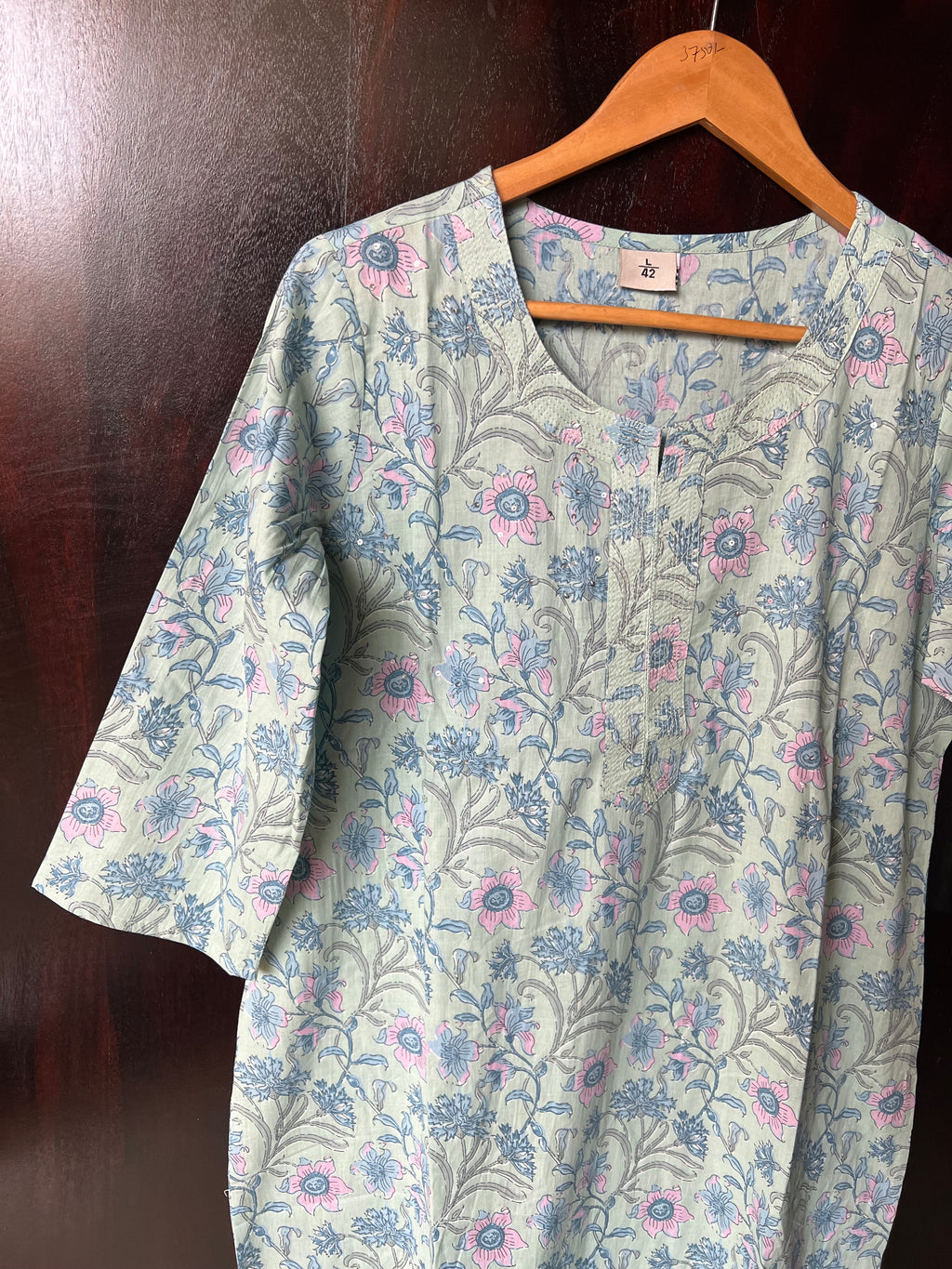 STRAIGHT COTTON KURTA
