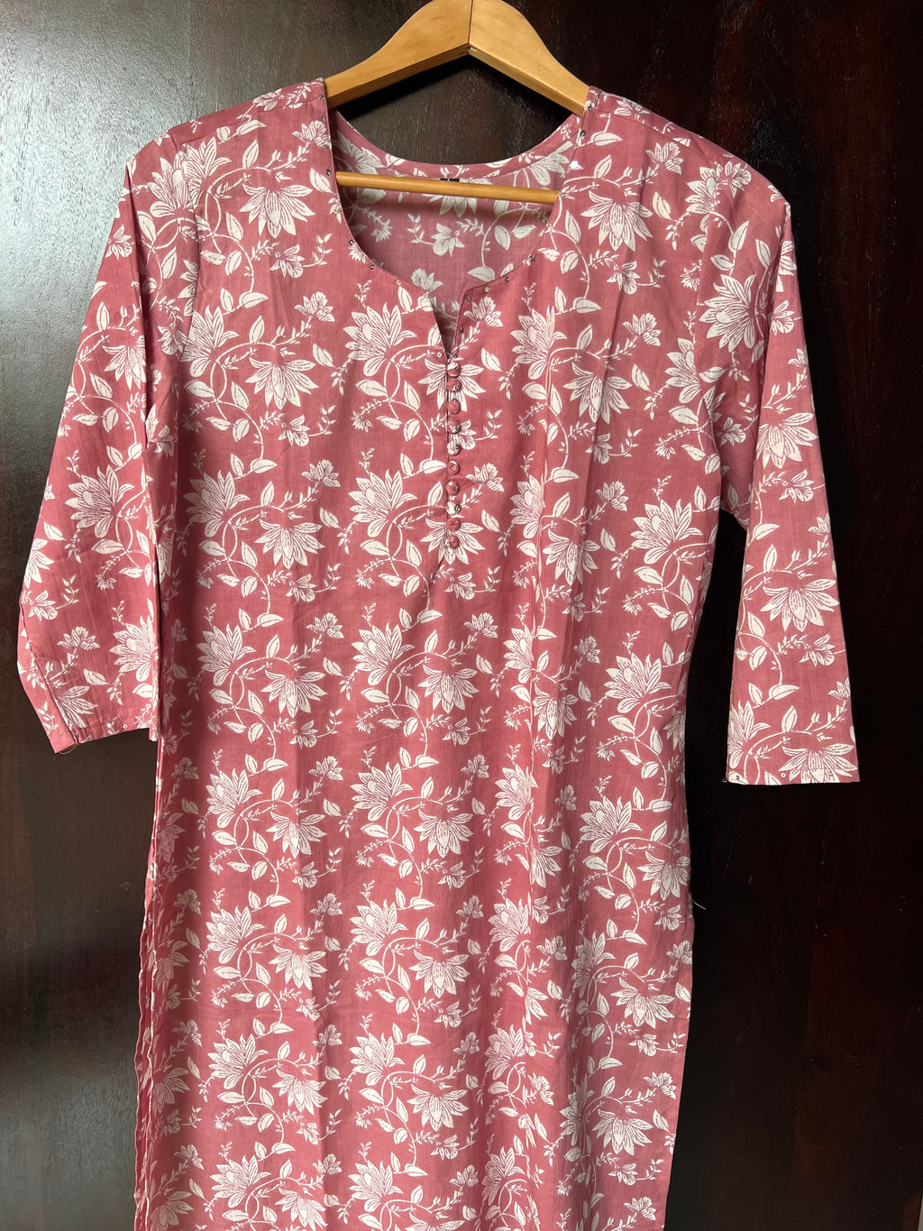 STRAIGHT COTTON KURTA